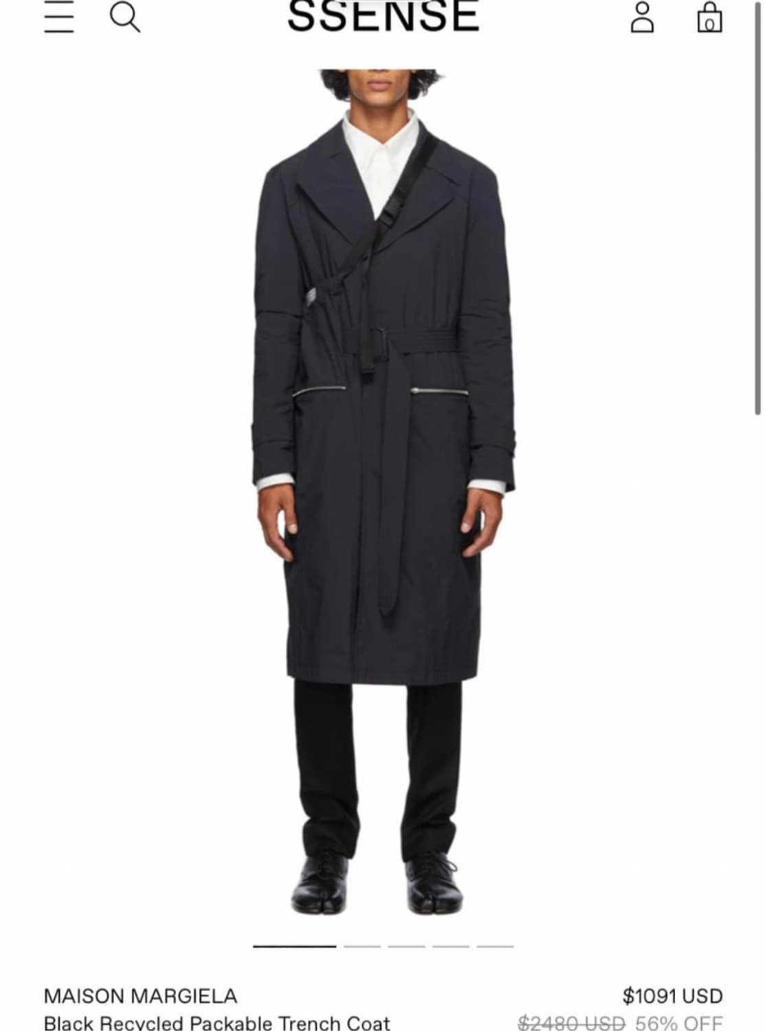 마르지엘라 패커블 트렌치 코트 46 상품이미지1