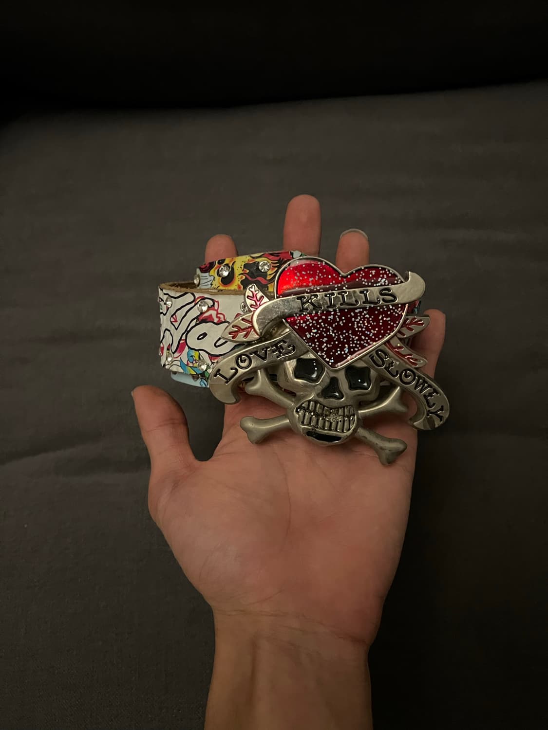 Ed Hardy Skeleton Belt  상품이미지1