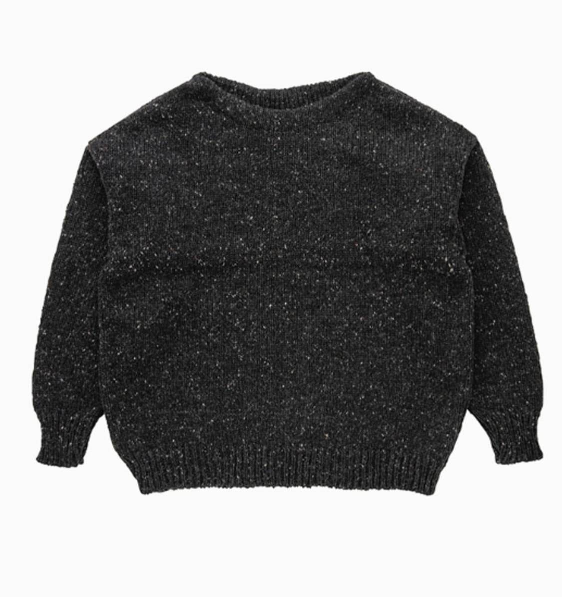 (주간 특가)[2] 비즈빔 23aw 엠플러스 보트넥 차콜 상품이미지1