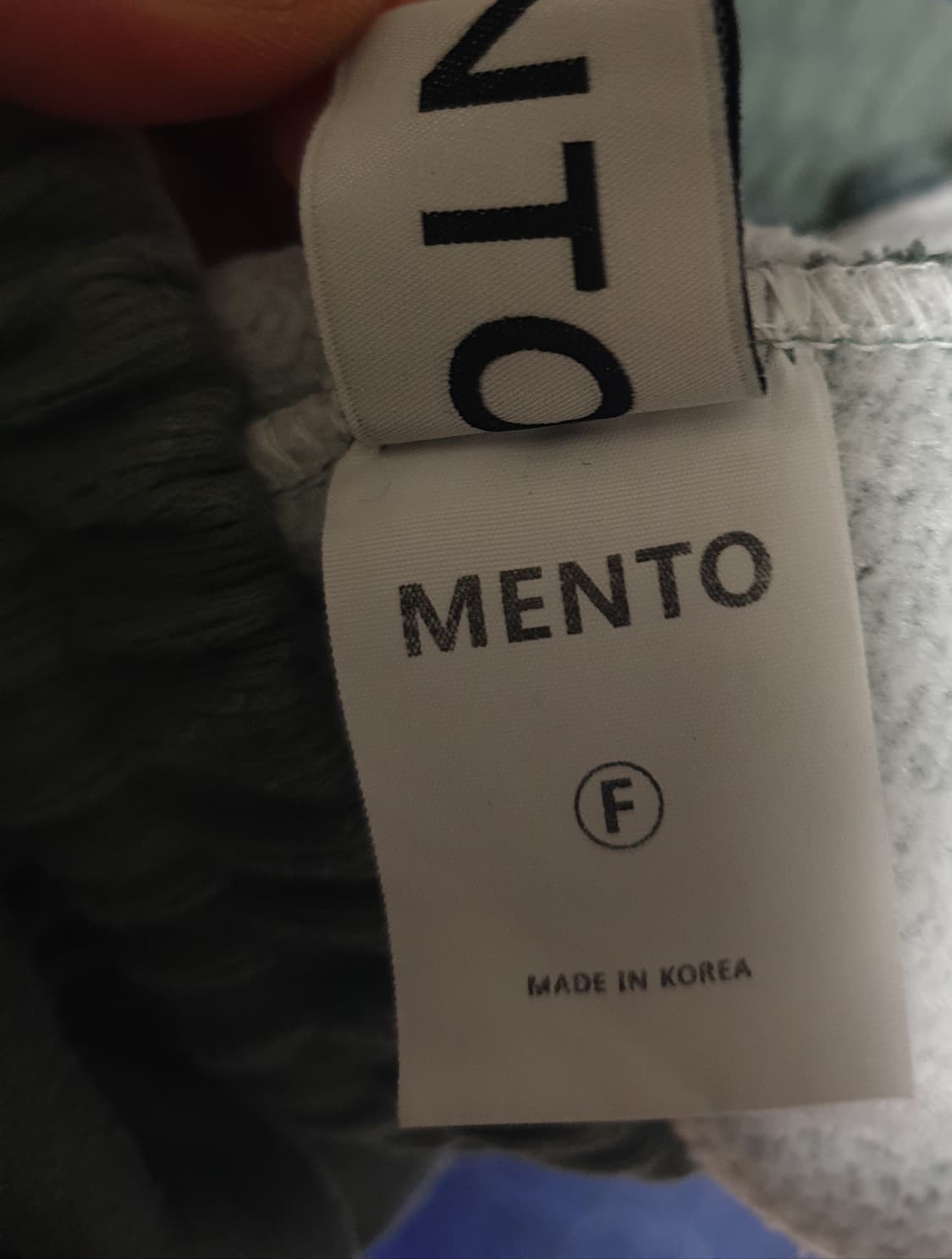 MENTO 와이드 밑단컷팅 기모 스웨트팬츠 (34) 상품이미지2