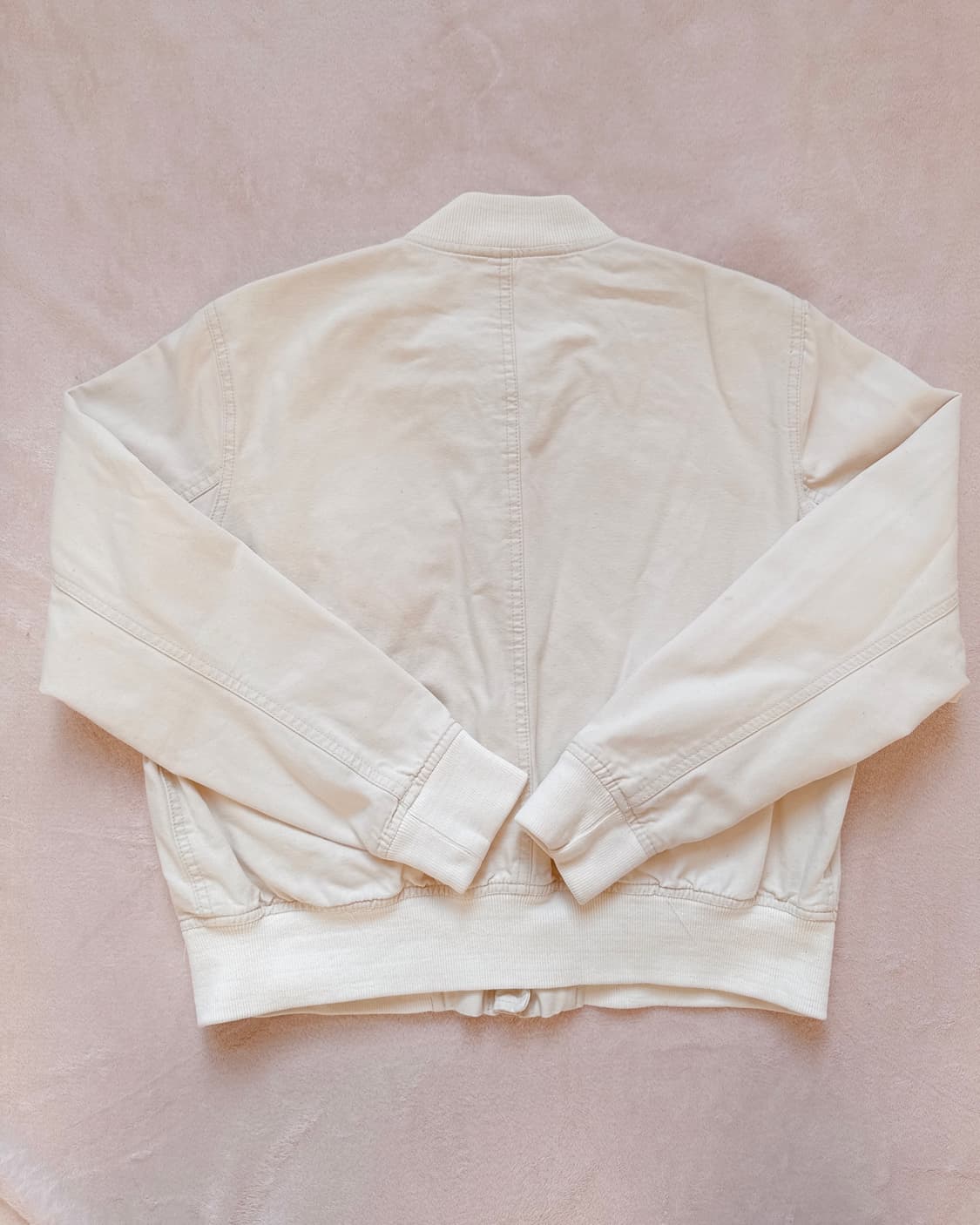 갭 코튼 크림 블루종 상품이미지7