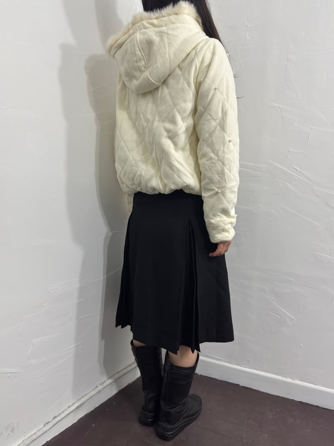 fur hood jacket 상품이미지6