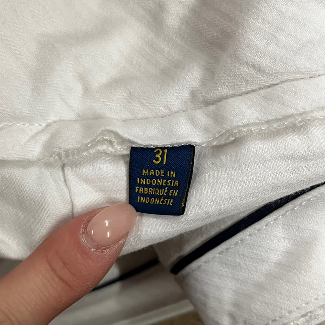 [정품/31] 폴로 랄프로렌 화이트 포니 반바지 b8 상품이미지4