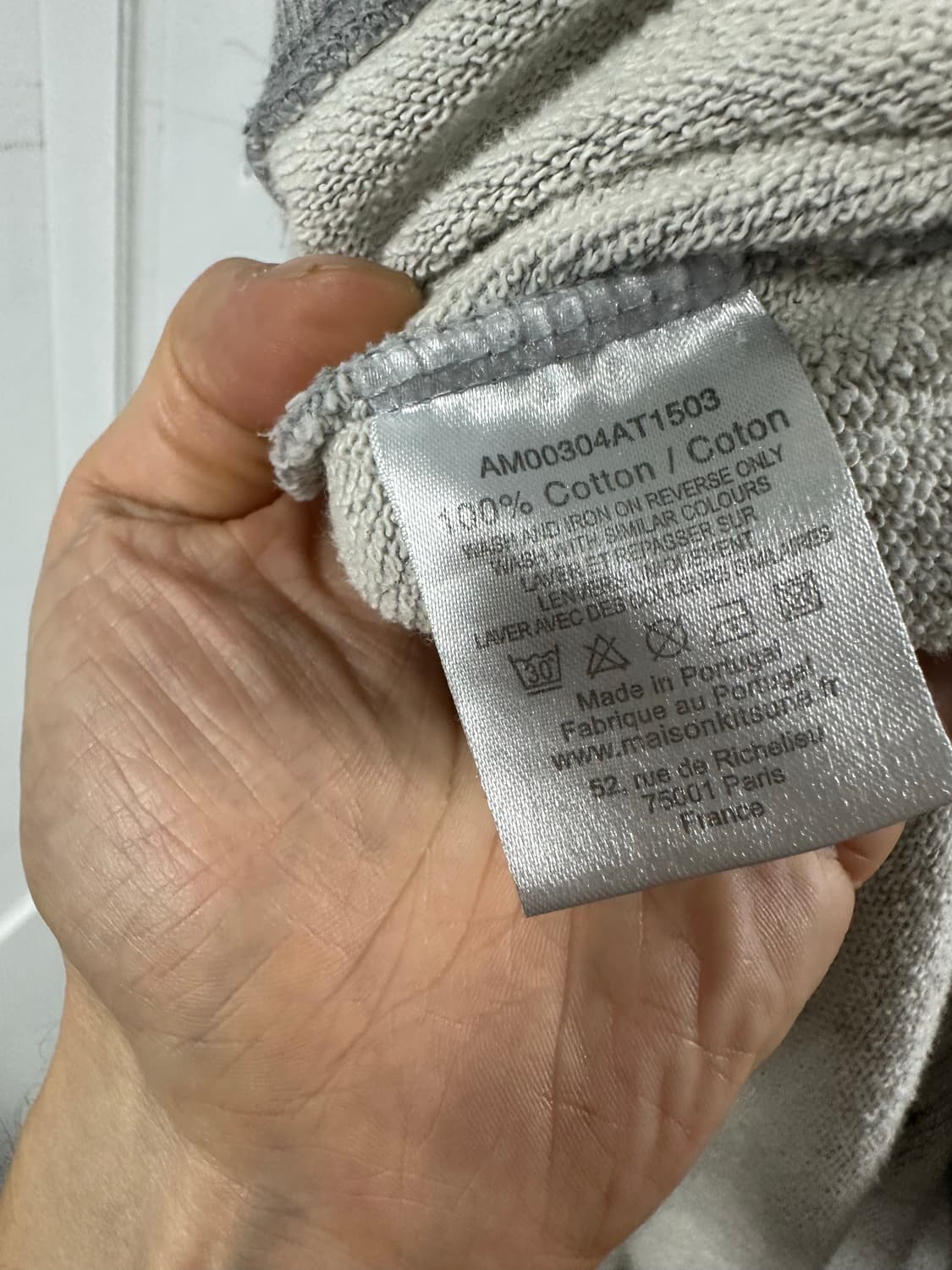 메종키츠네 로고 맨투맨 상품이미지4