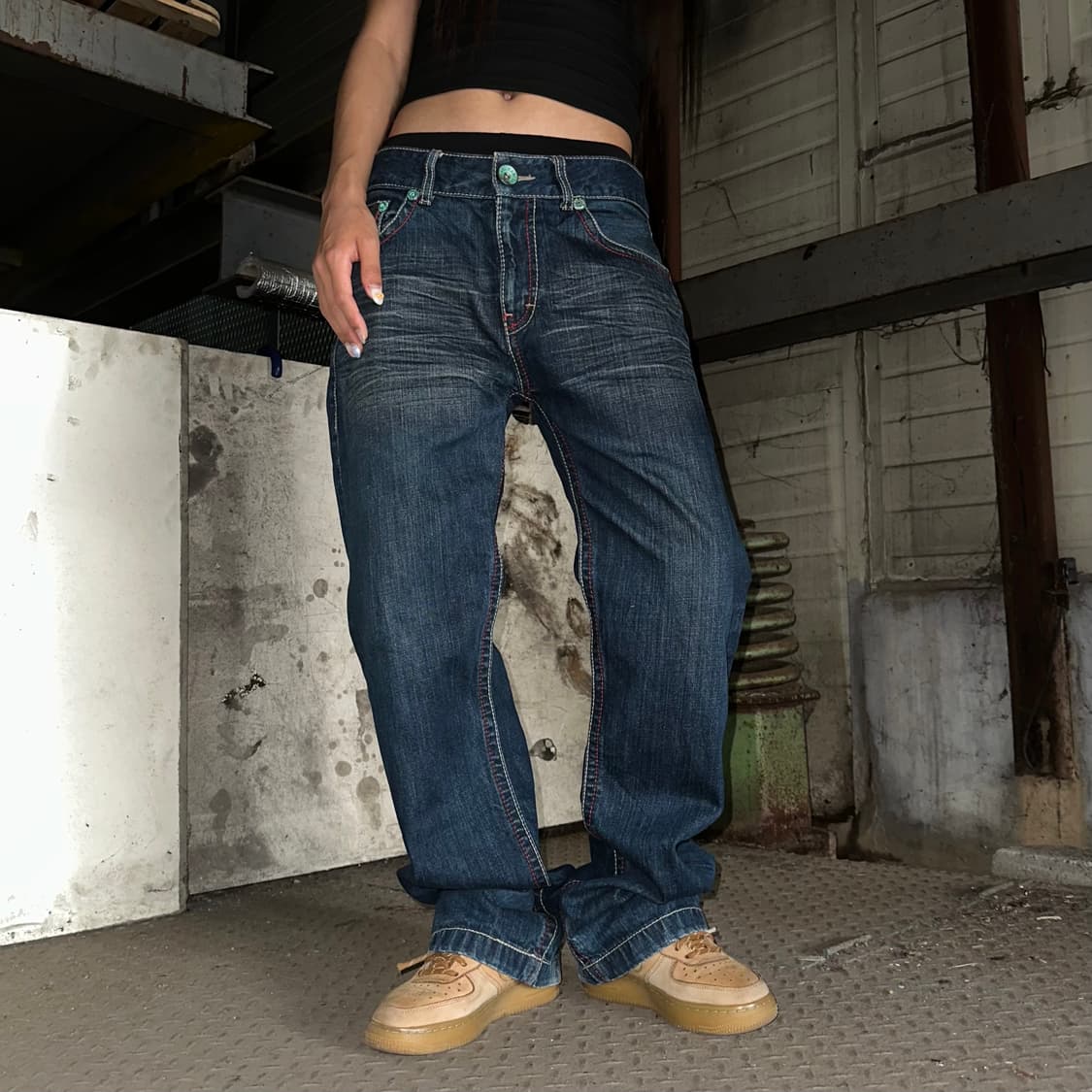 karlkani crawn denim pants 상품이미지2