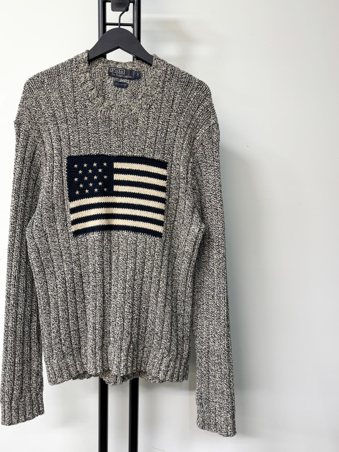 폴로랄프로렌 스타앤스트라이프 리브드 스웨터 상품이미지2