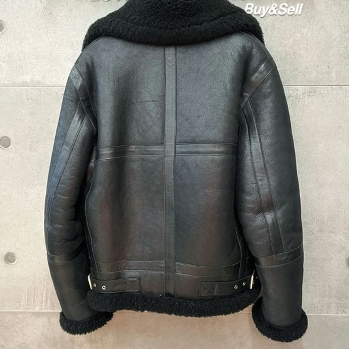 [정품] 아크네 스튜디오 검정색 무스탕 자켓입니다. 상품이미지3