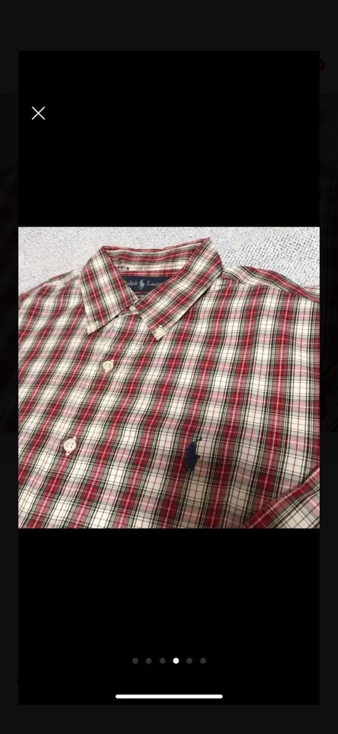 폴로 랄프로렌 polo ralph lauren 빈티지 체크 셔츠  105 상품이미지2