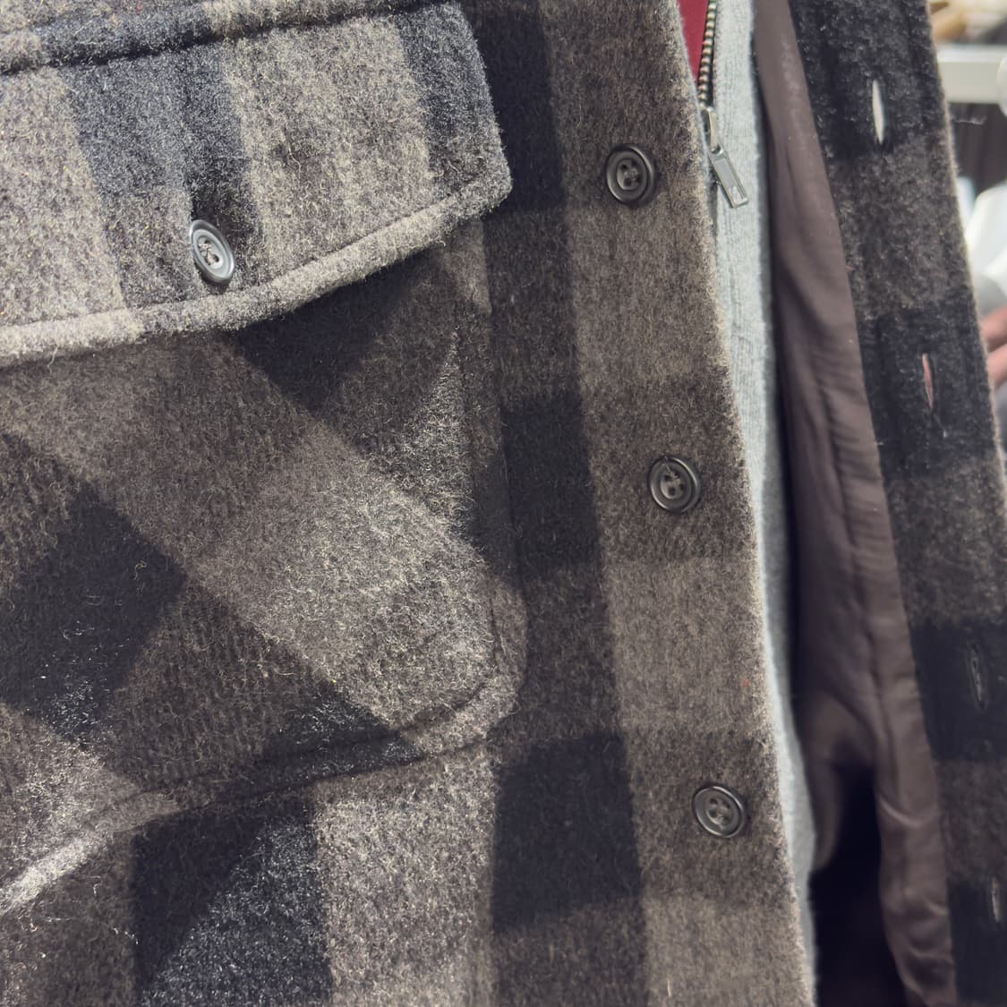 Huntingdon House 울 체크 셔켓 상품이미지5