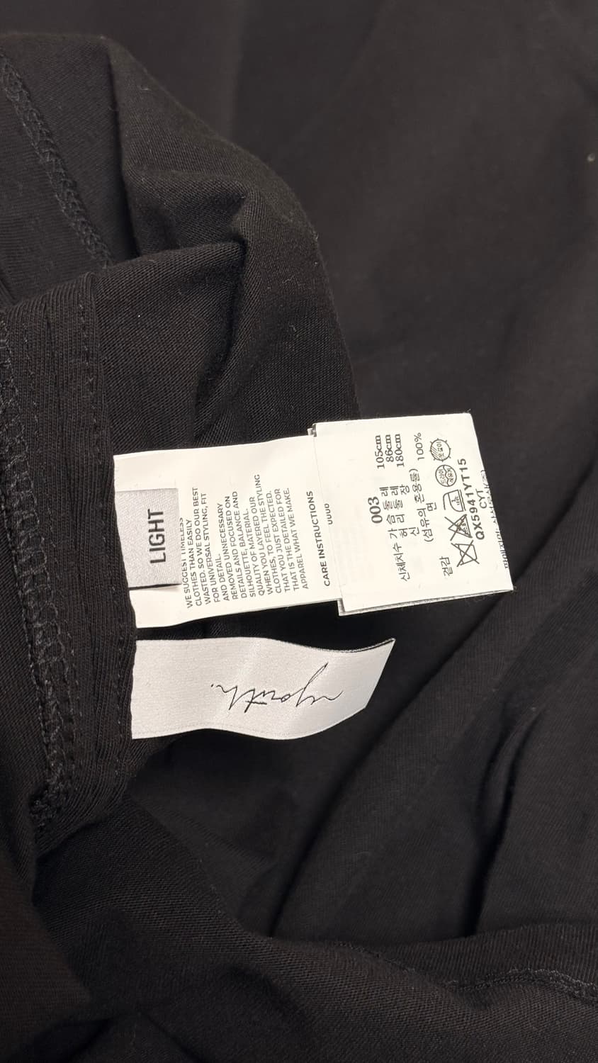 [L] 유스 레더 트림 롱슬리브 티셔츠 상품이미지5