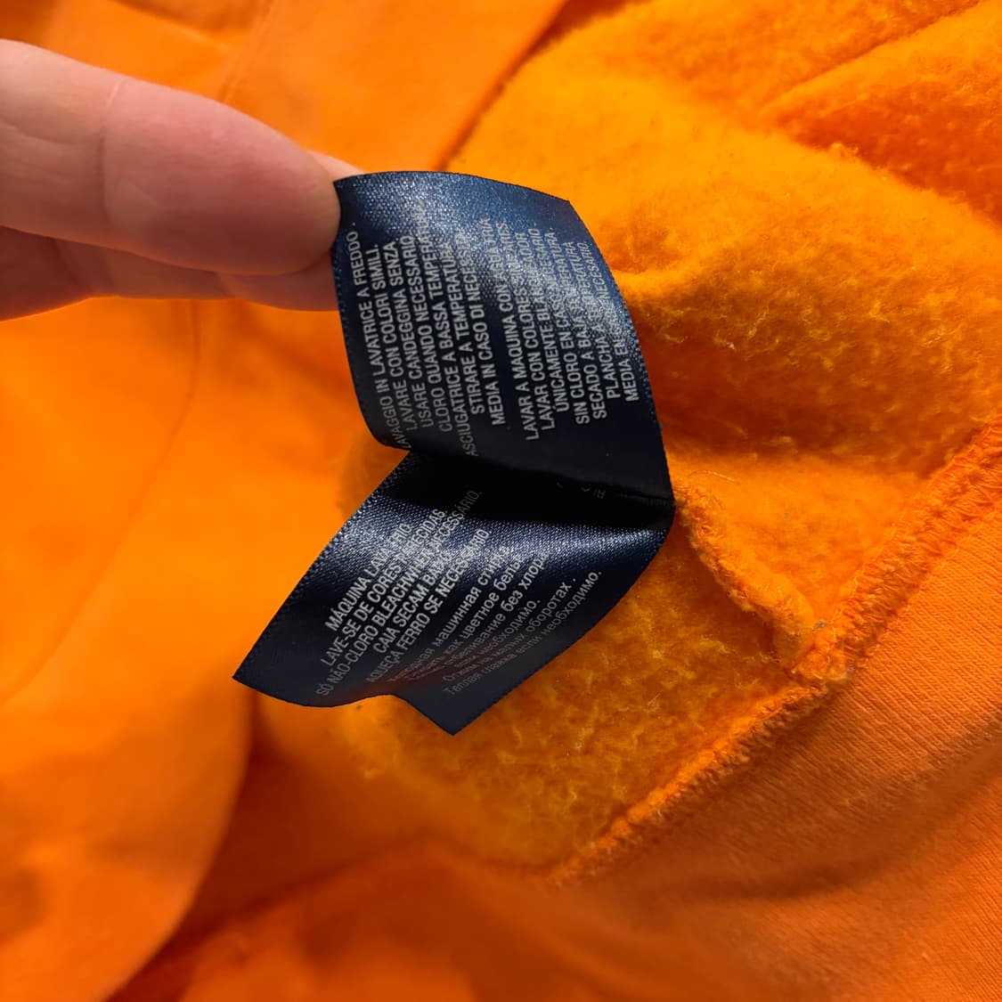 [L] 폴로 랄프로렌 오렌지색 스웻 후드집업 C117 상품이미지7