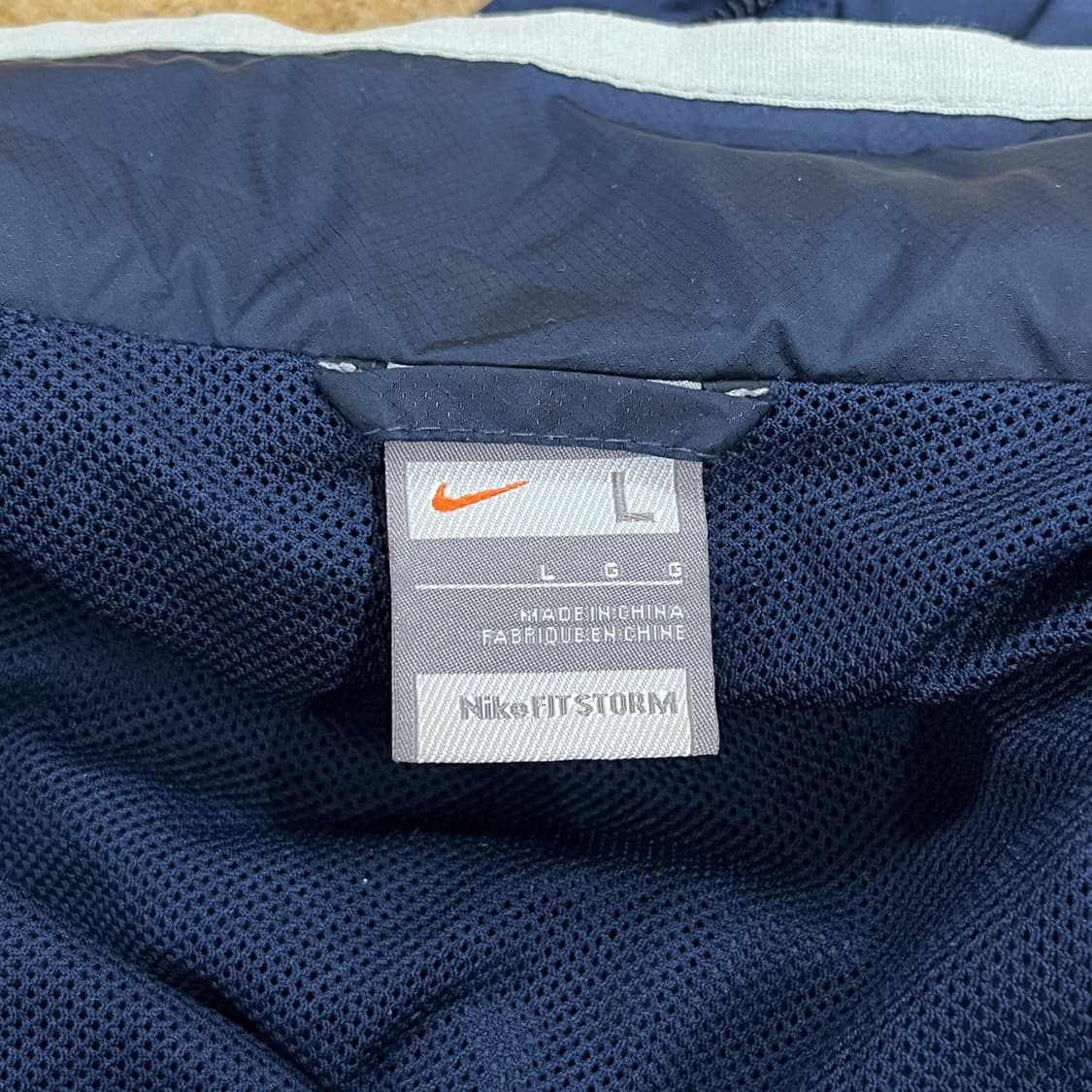 [정품/L] 나이키 네이비 바람막이  자켓 b17 상품이미지5
