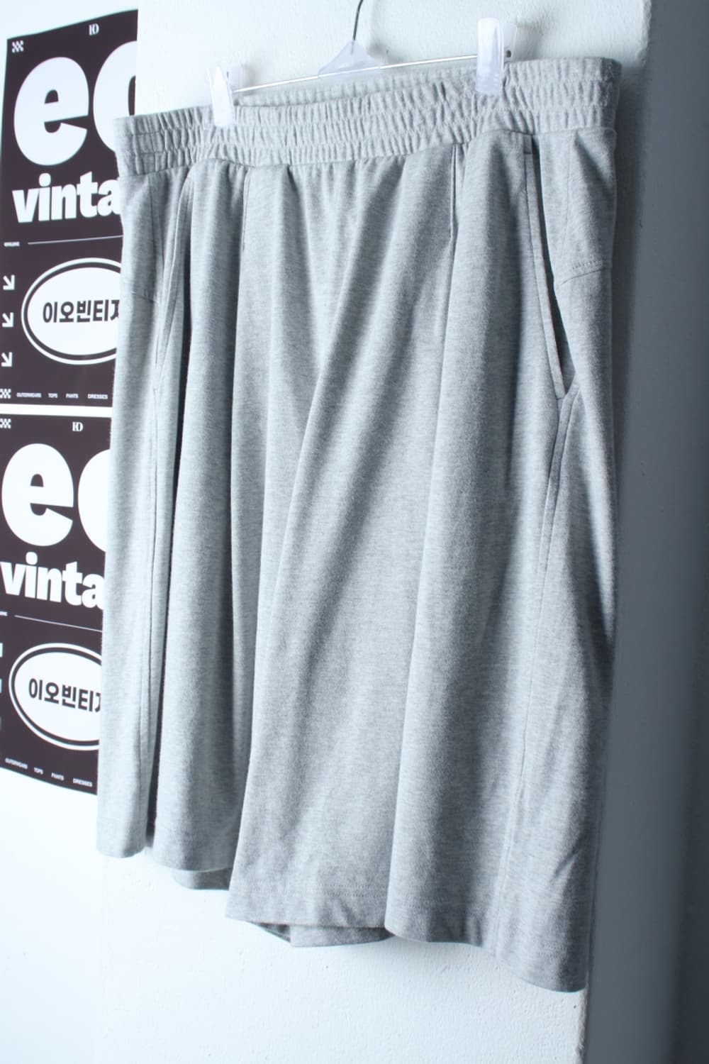 (2XL) 무신사 스탠다드 반바지 팬츠 빅사이즈 밴딩 투턱-P9845 상품이미지1