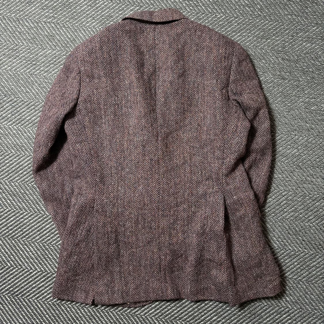 해리스트위드 헤링본 울자켓(Free) 상품이미지2