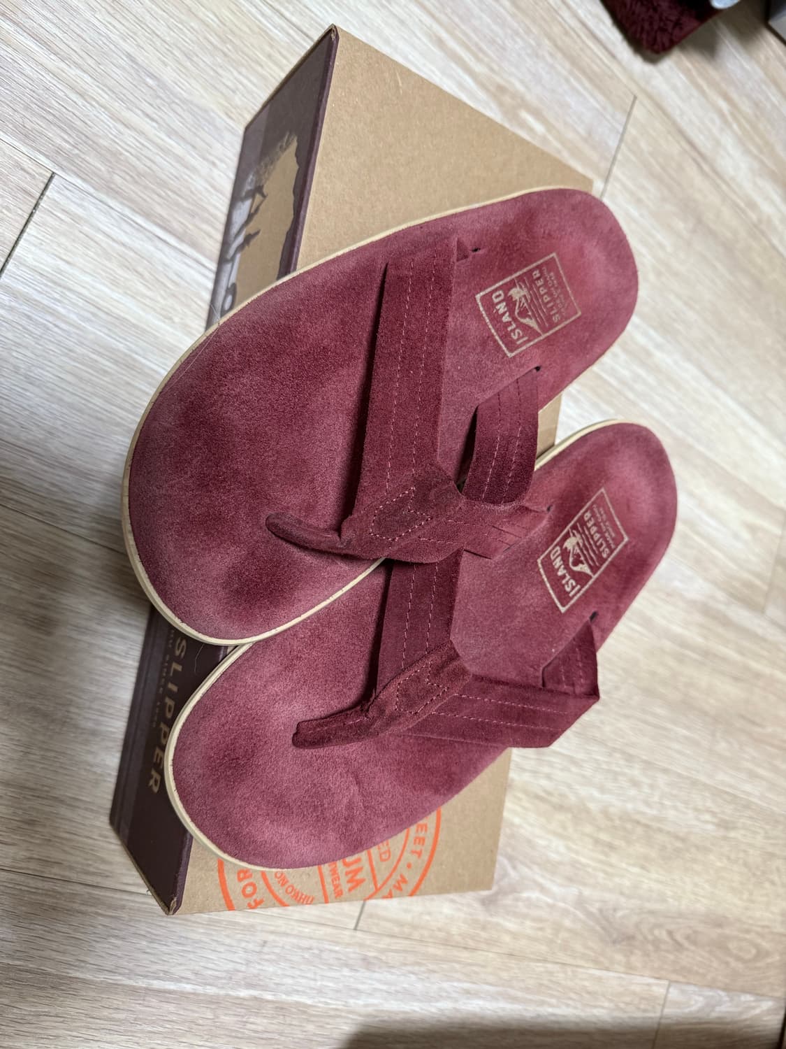 아일랜드 슬리퍼 버건디 280 상품이미지2