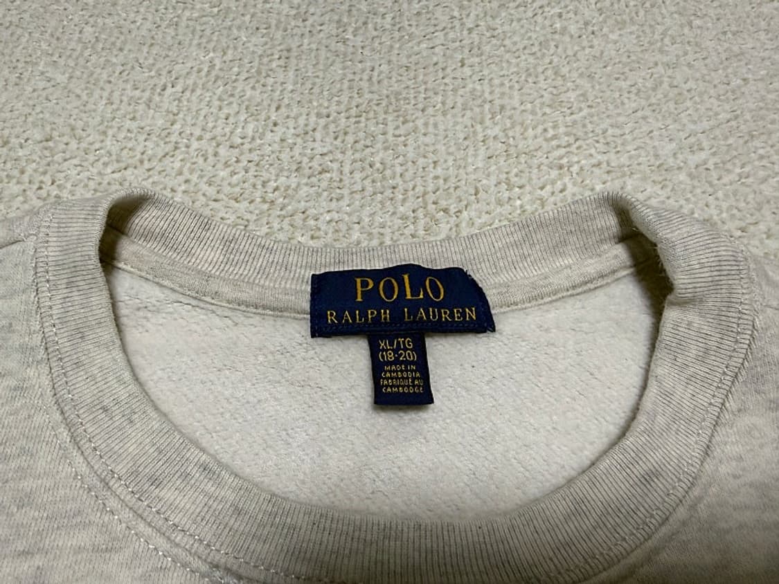 폴로 랄프로렌 맨투맨 티셔츠 남자 학생용 XL 사이즈 상품이미지3