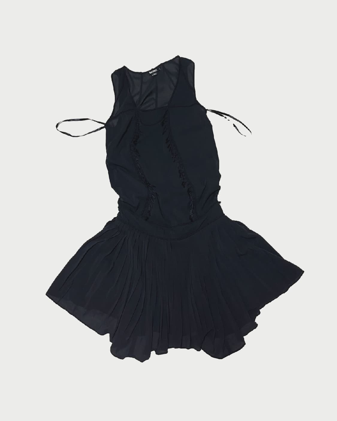 DKNY Mainline Sheer Pleated Dress 상품이미지1