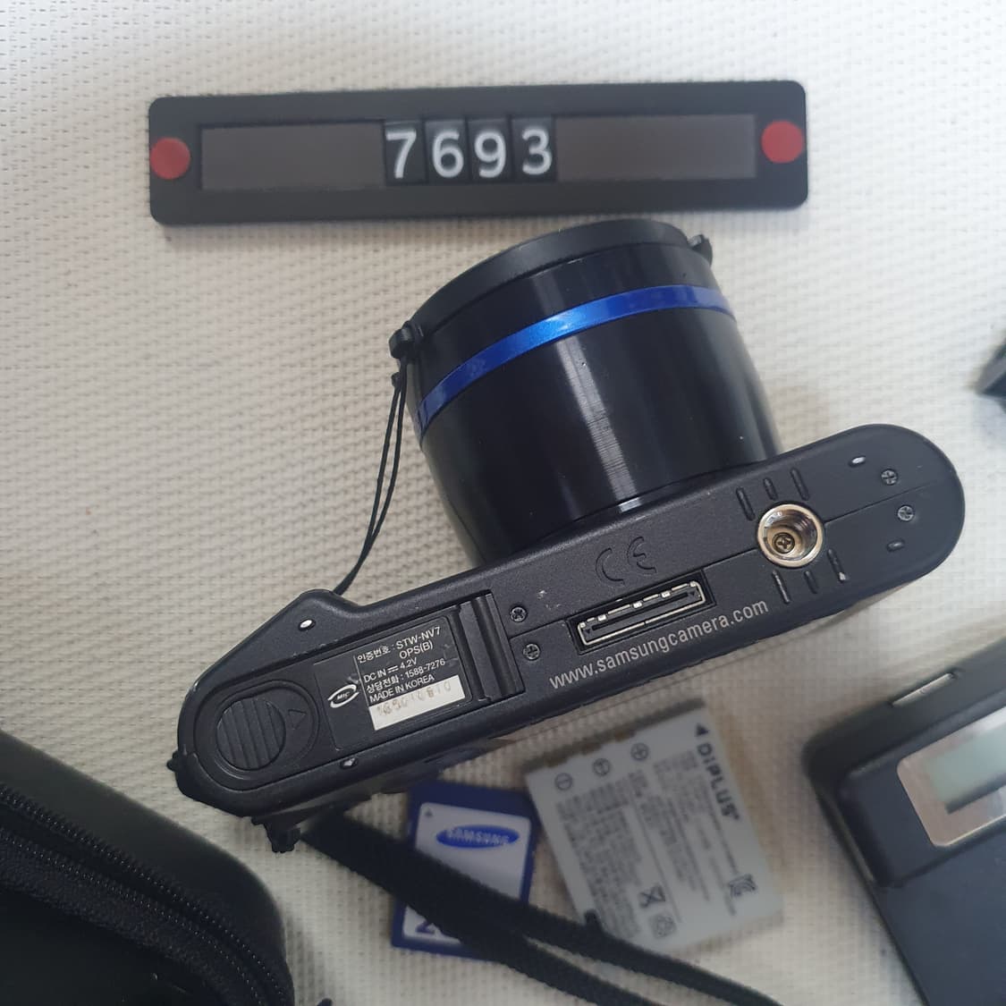 삼성 블루 NV 7 ops 디지털카메라 케이스포함 상품이미지5