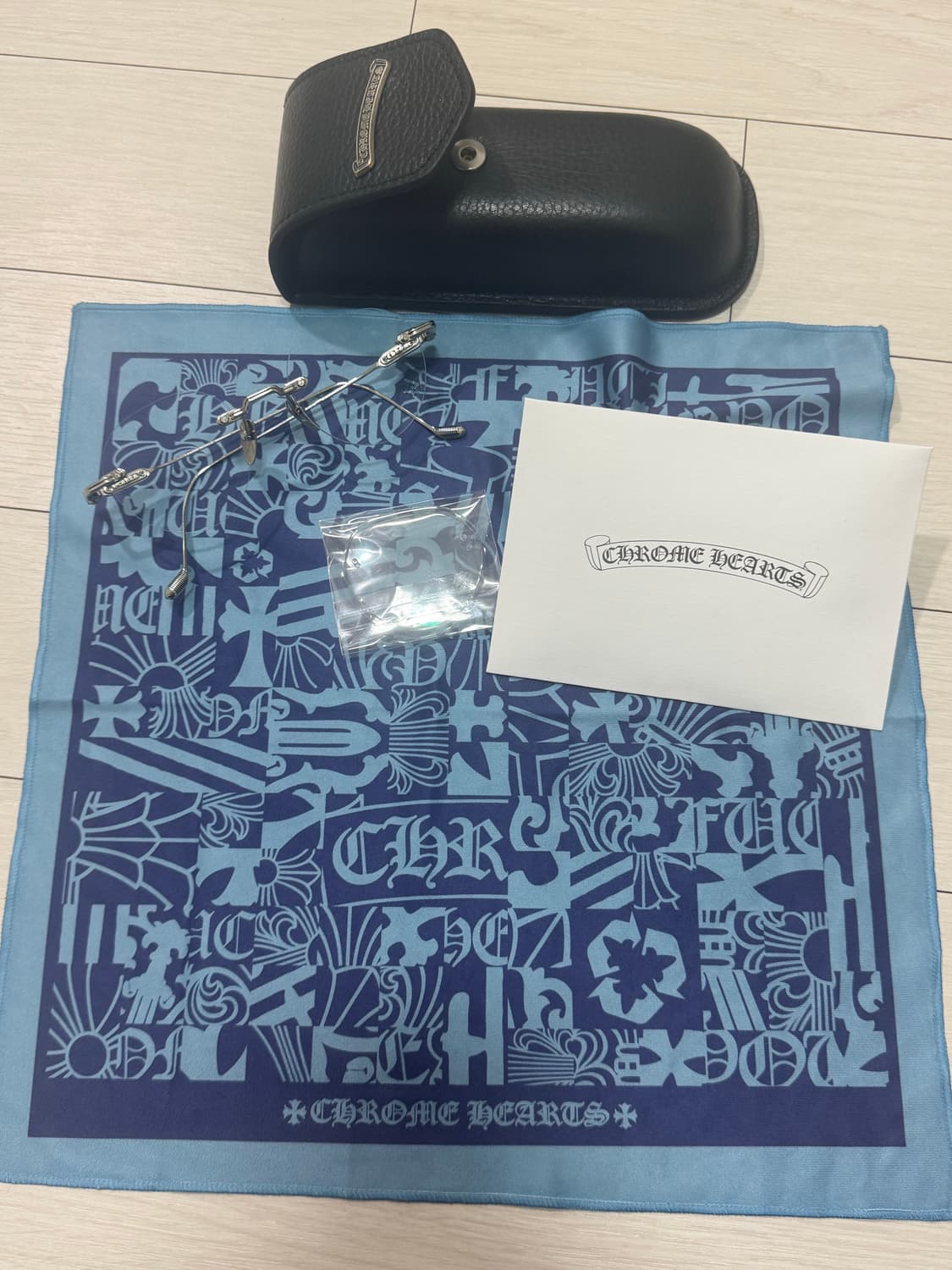 (신세계 본점 구매, 실착3회 풀박스)크롬하츠 티타늄 무테 안경 상품이미지1