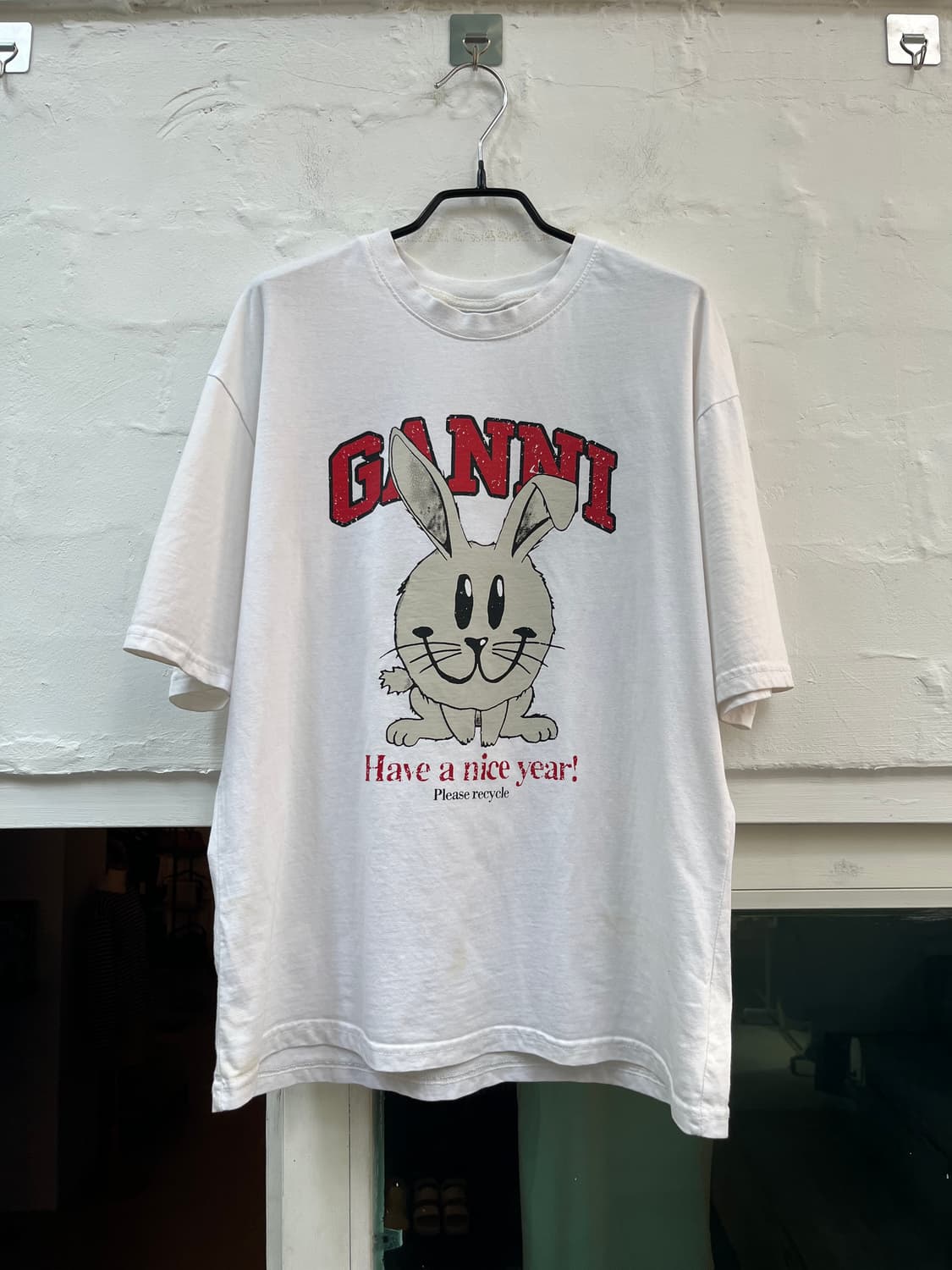 Ganni 반팔티 화이트 F 상품이미지1
