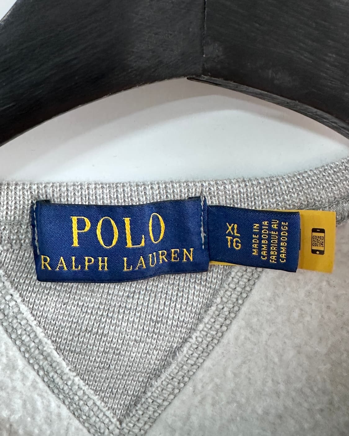 폴로 로고 그레이 맨투맨 (va.79) 상품이미지5