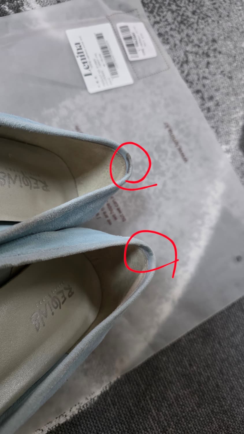 흐꺙 Fetiche 페티슈 스웨이드 펌프스 3cm 245 (비브람 완료) 상품이미지4