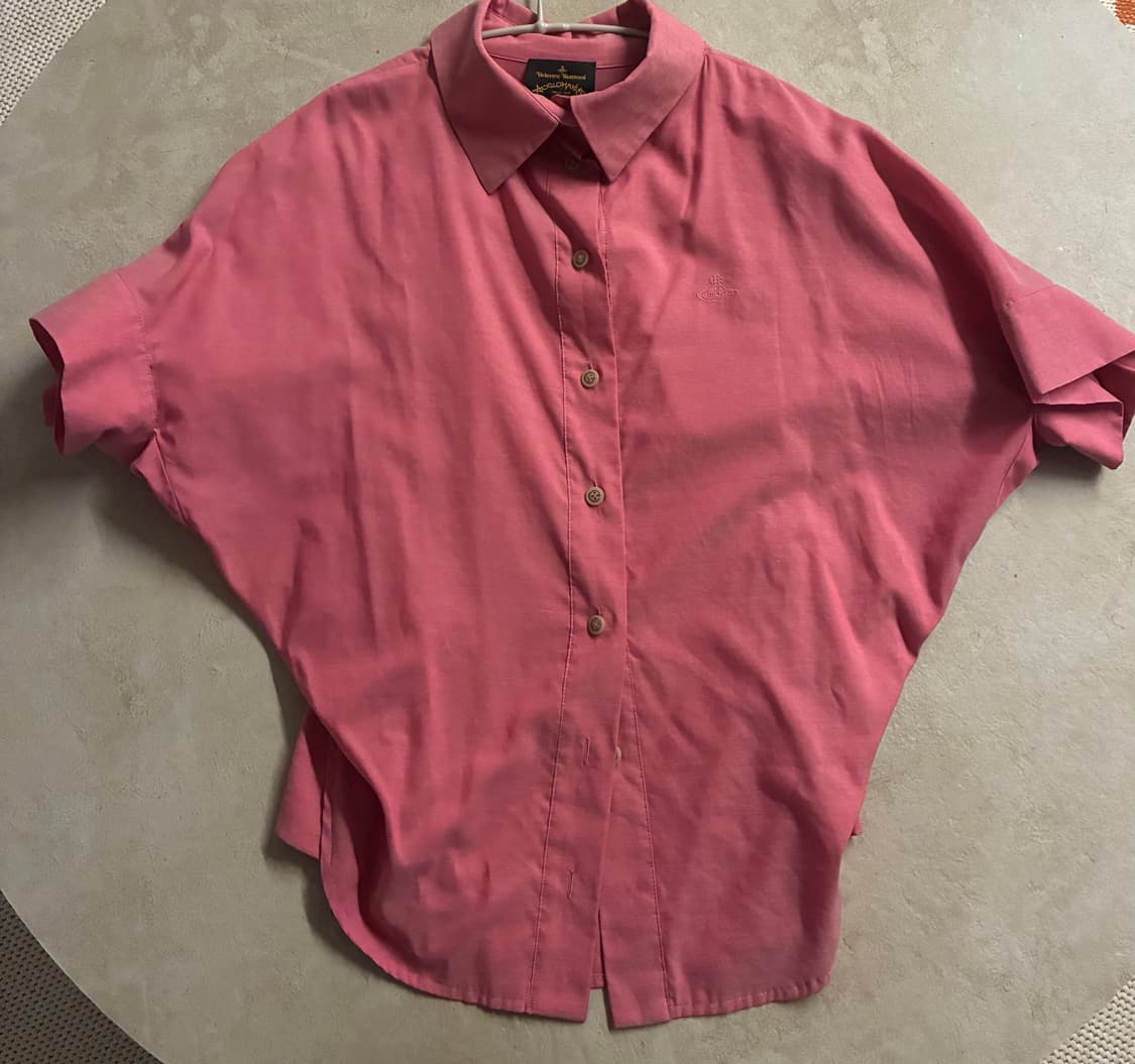 비비안웨스트우드 앵글로매니아 핑크 셔츠 38 상품이미지1