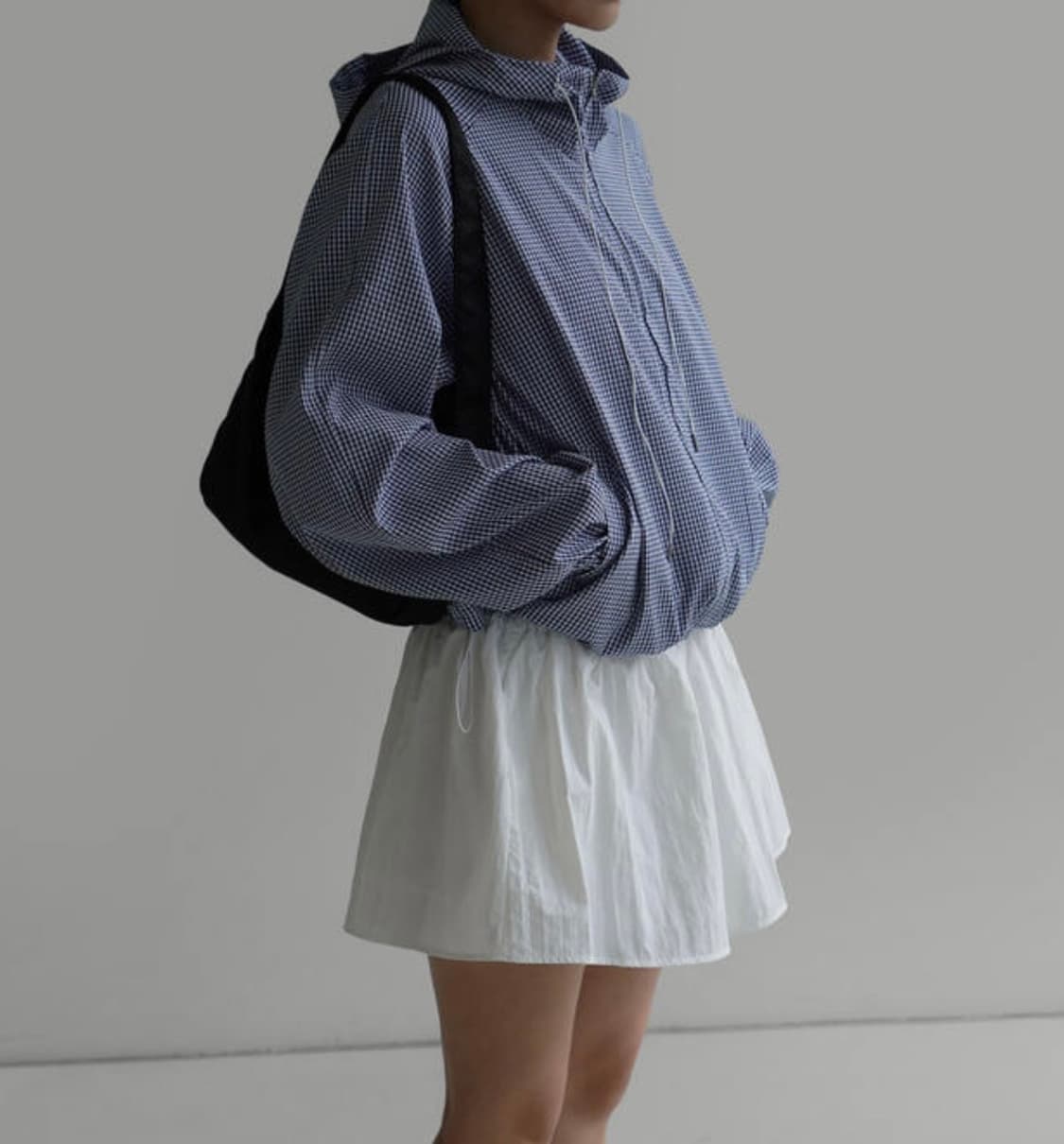 라룸 체크후드점퍼 상품이미지2