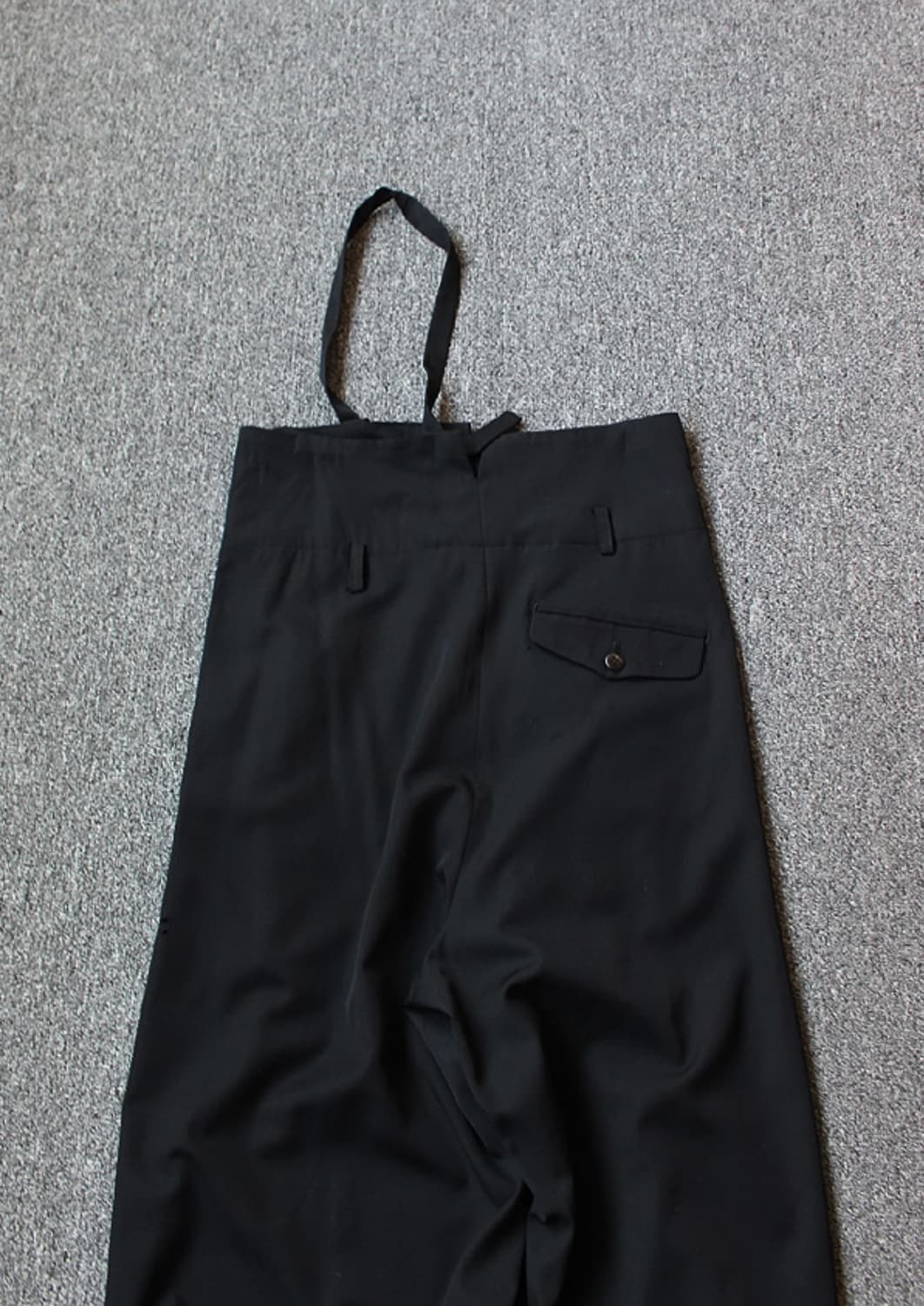 Y's by Yohji Yamamoto 울 서스펜더 랩 팬츠 상품이미지2