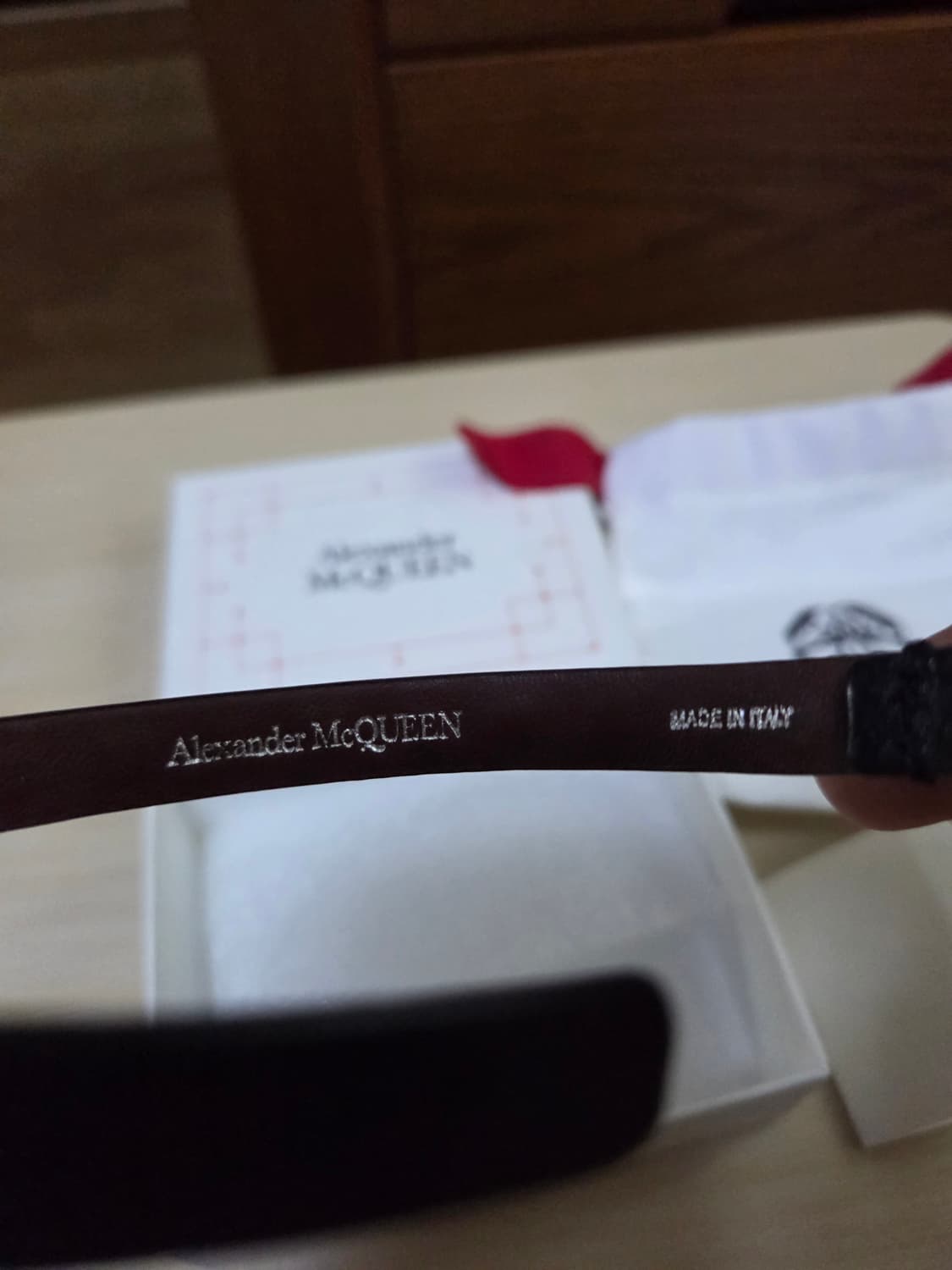 알렉산더맥퀸 실버 브레이슬릿 스컬팔찌 상품이미지2