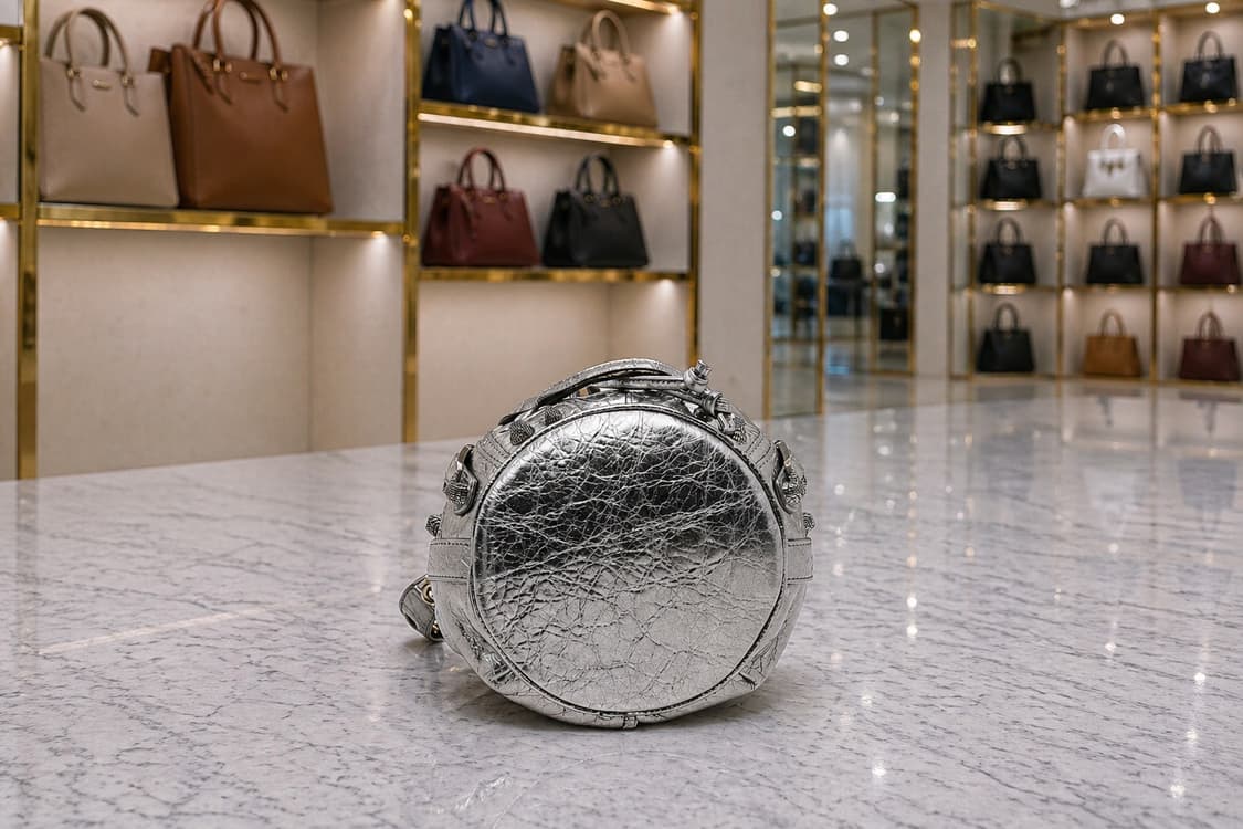 [A급] 발렌시아가 르 카골 버킷백 XS 판매합니다!!! 상품이미지3