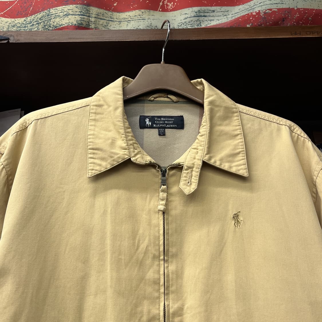 90s 폴로 랄프로렌 made USA 타탄체크 라이닝 스윙자켓 N1785 상품이미지3