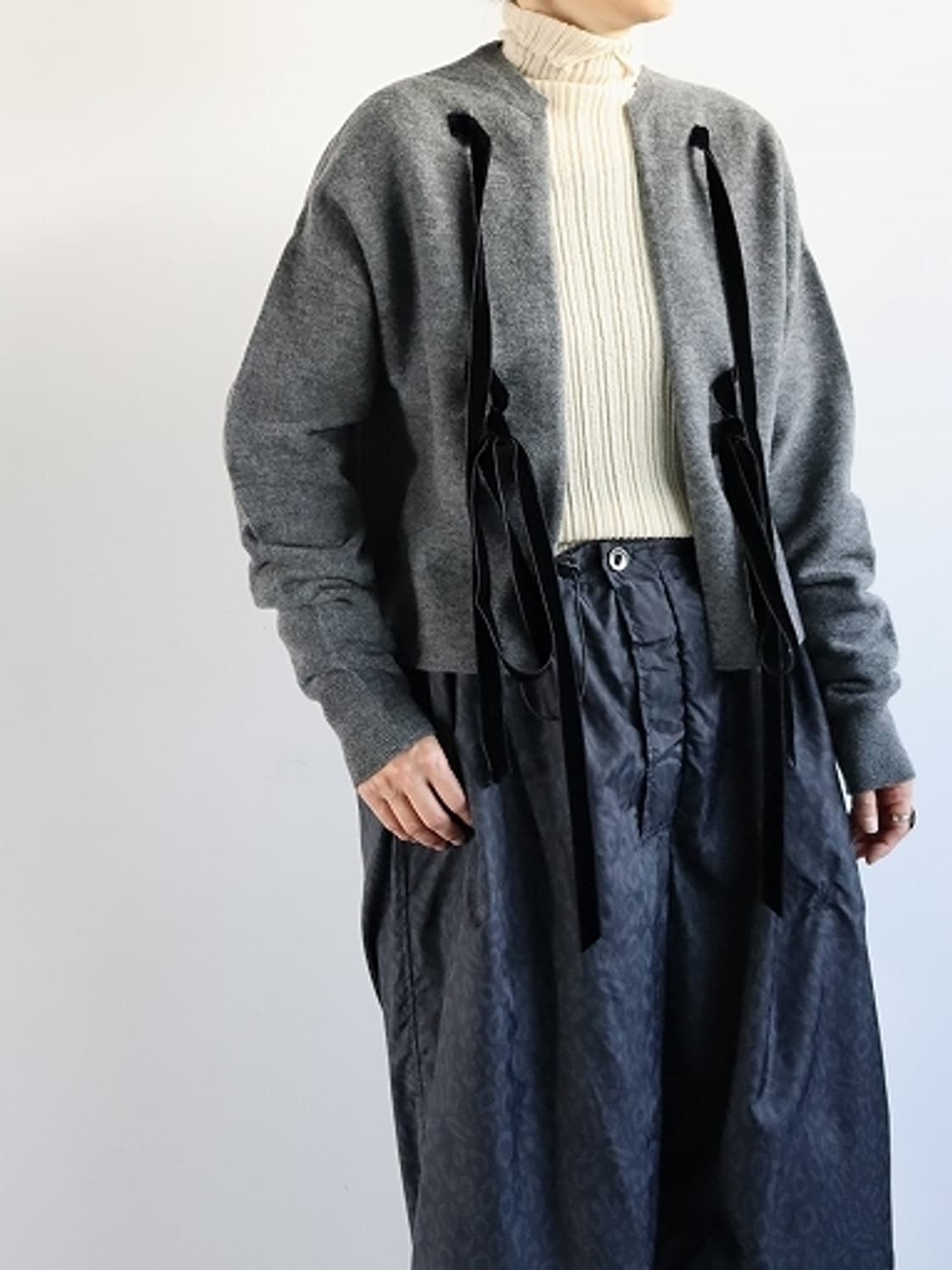 Rhodolirion Boiled Wool Knit Cardigan 상품이미지4