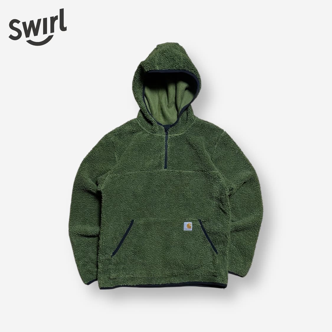 🌊Carhartt Fleece hoodie half zip-up 상품이미지1