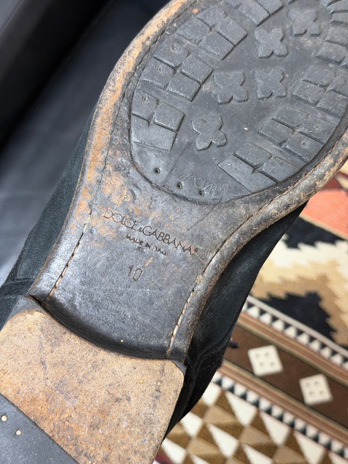 [280]돌체앤가바나 빈티지 스웨이드 부츠 상품이미지3