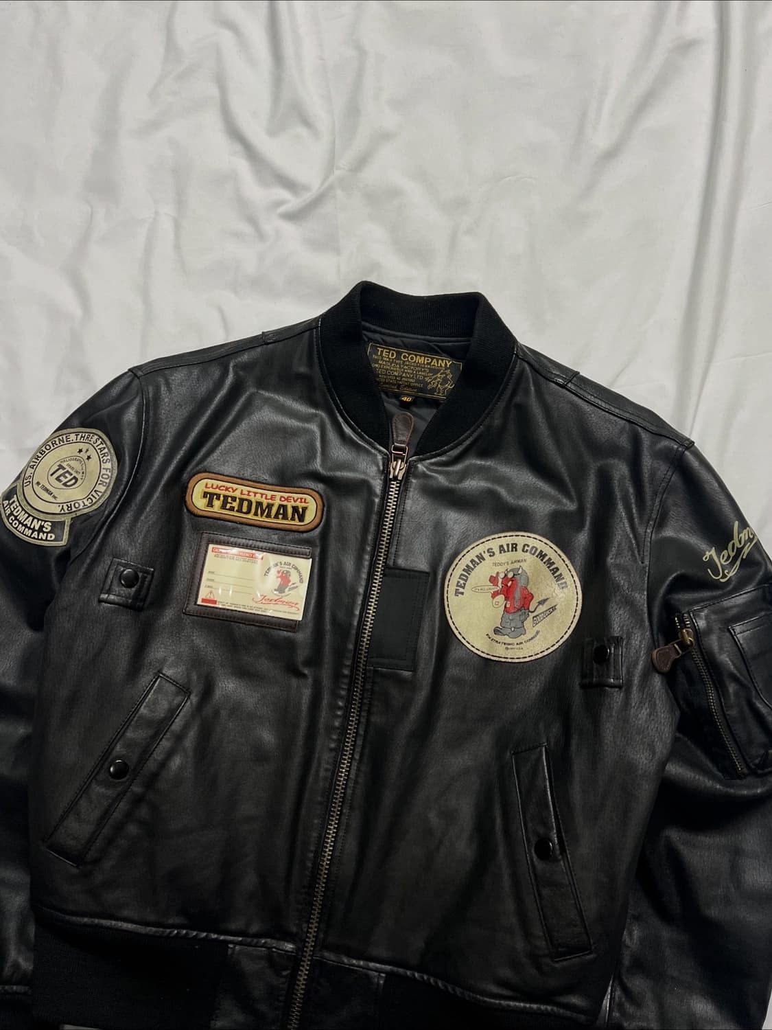 테드컴퍼니 A-2 가죽자켓 상품이미지9