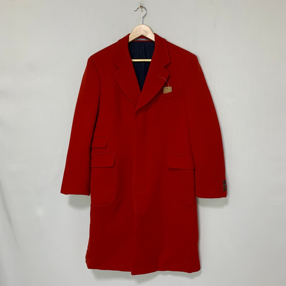 폴스미스 빈티지 레드 모직 롱 코트 M 상품이미지1