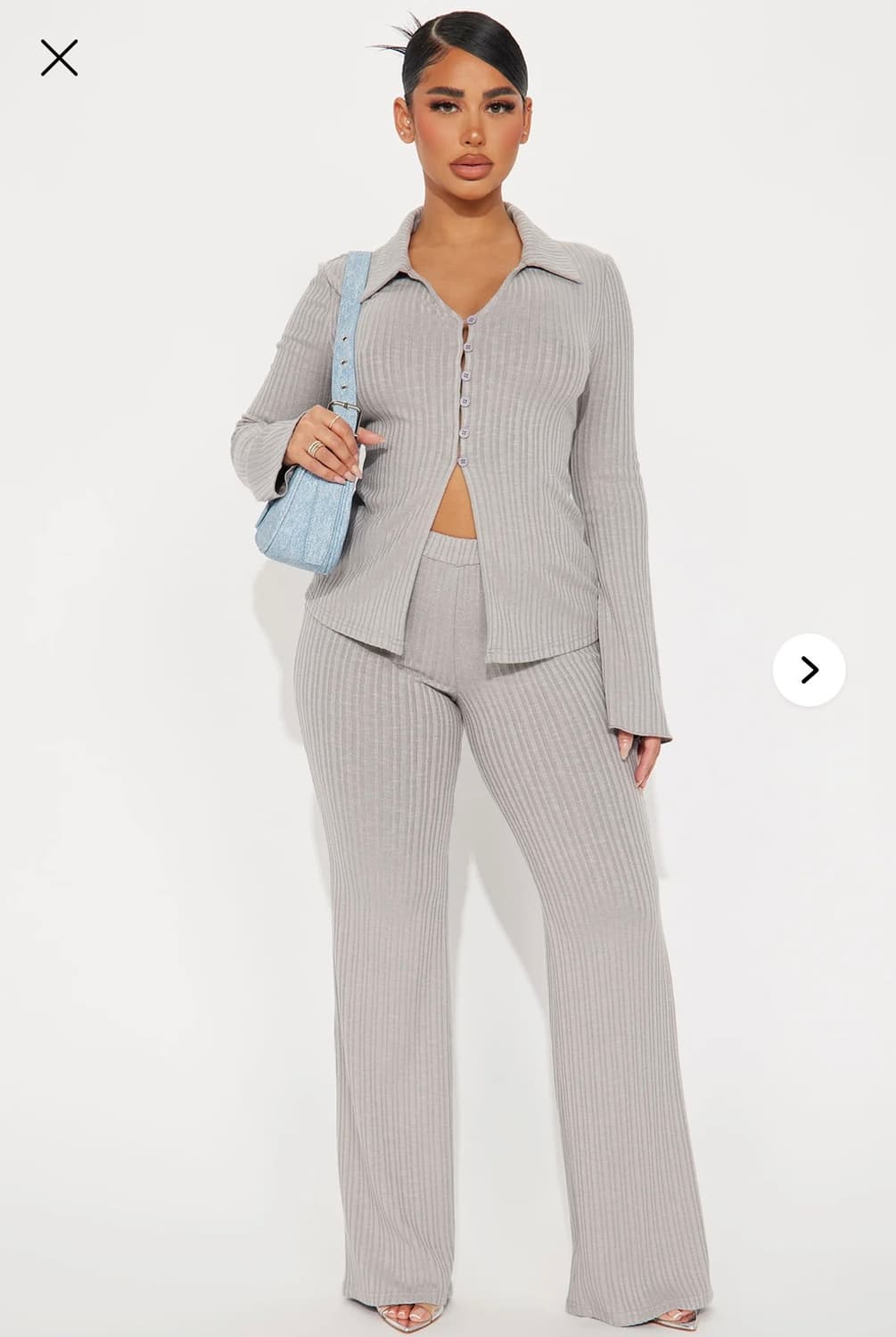 그레이 셋업 m size 상품이미지1