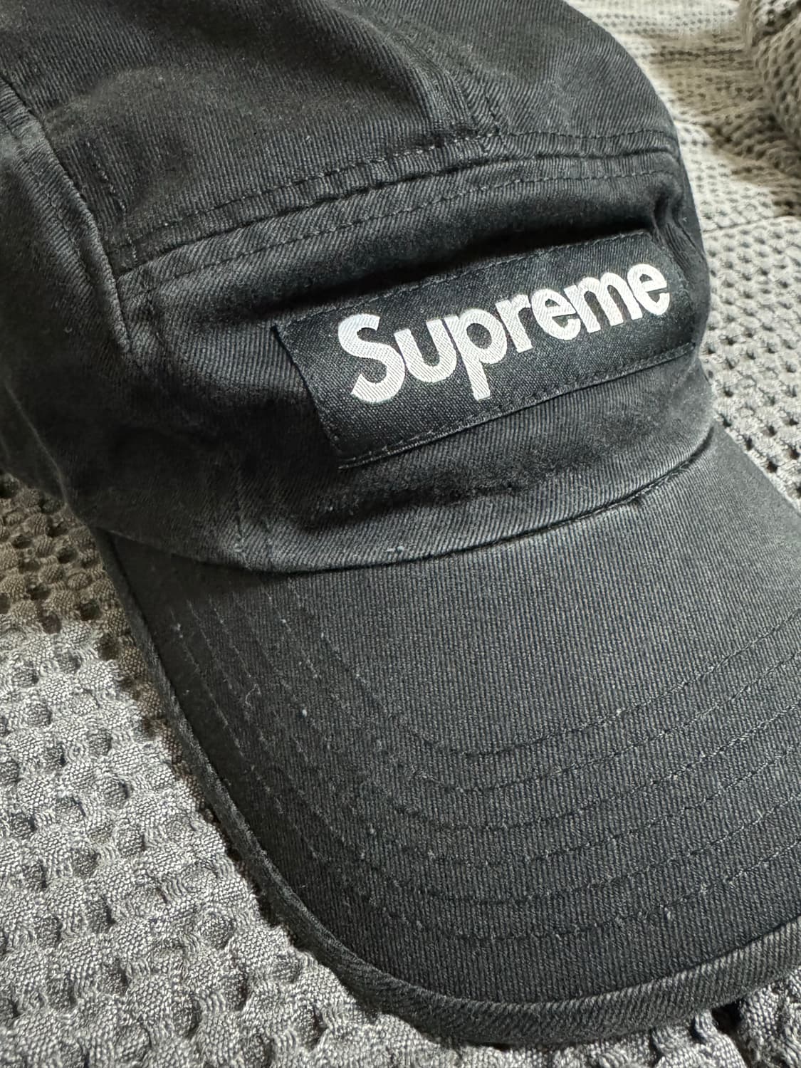 슈프림 캠프캡 블랙 상품이미지3