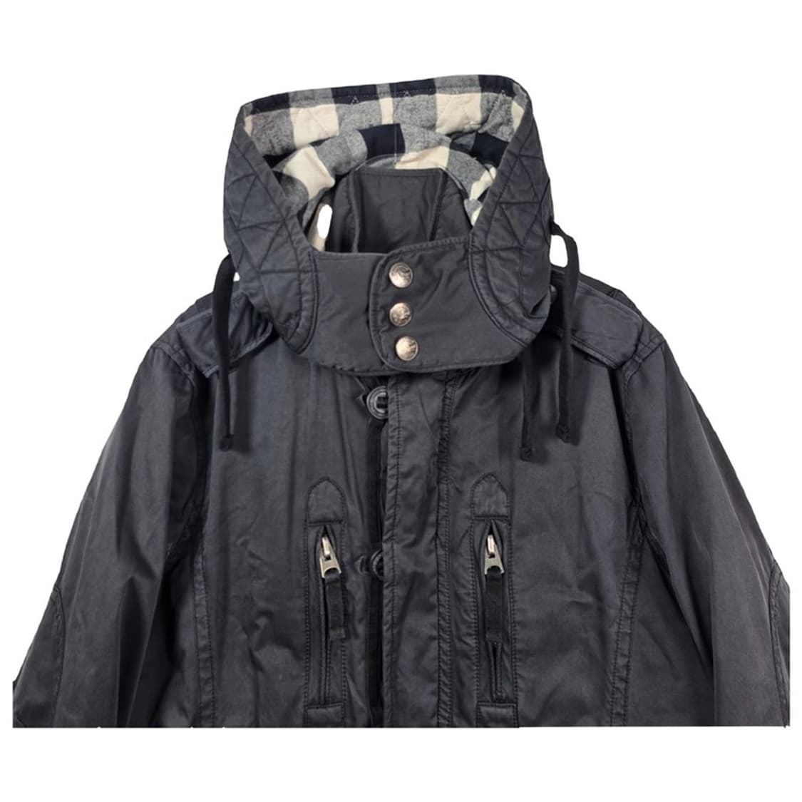 SHANE JEANS 아카이브 빈티지 체크 필드 자켓 M 상품이미지4