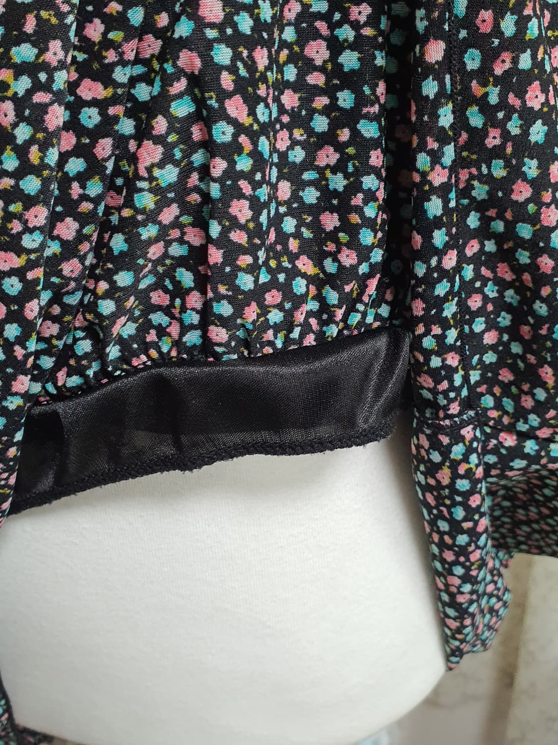 [일본빈티지] 플라워 프린트 레이어드 끈 나시 원피스 상품이미지7