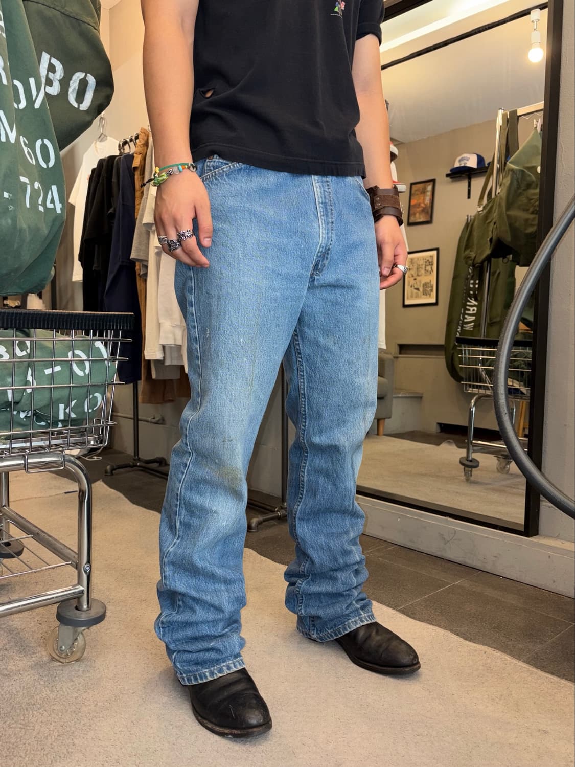 90’s Levi’s 517 USA flare denim pants 상품이미지1