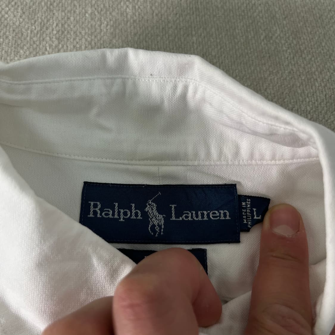 105 폴로랄프로렌 코튼 화이트 셔츠 상품이미지4
