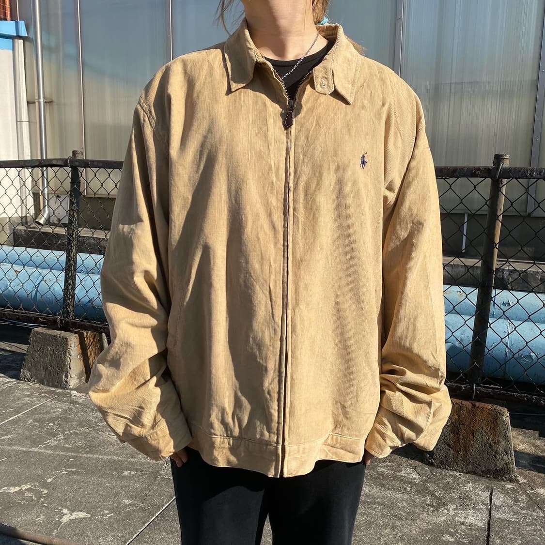 폴로 골프 골덴 코듀로이 블루종 자켓 상품이미지1