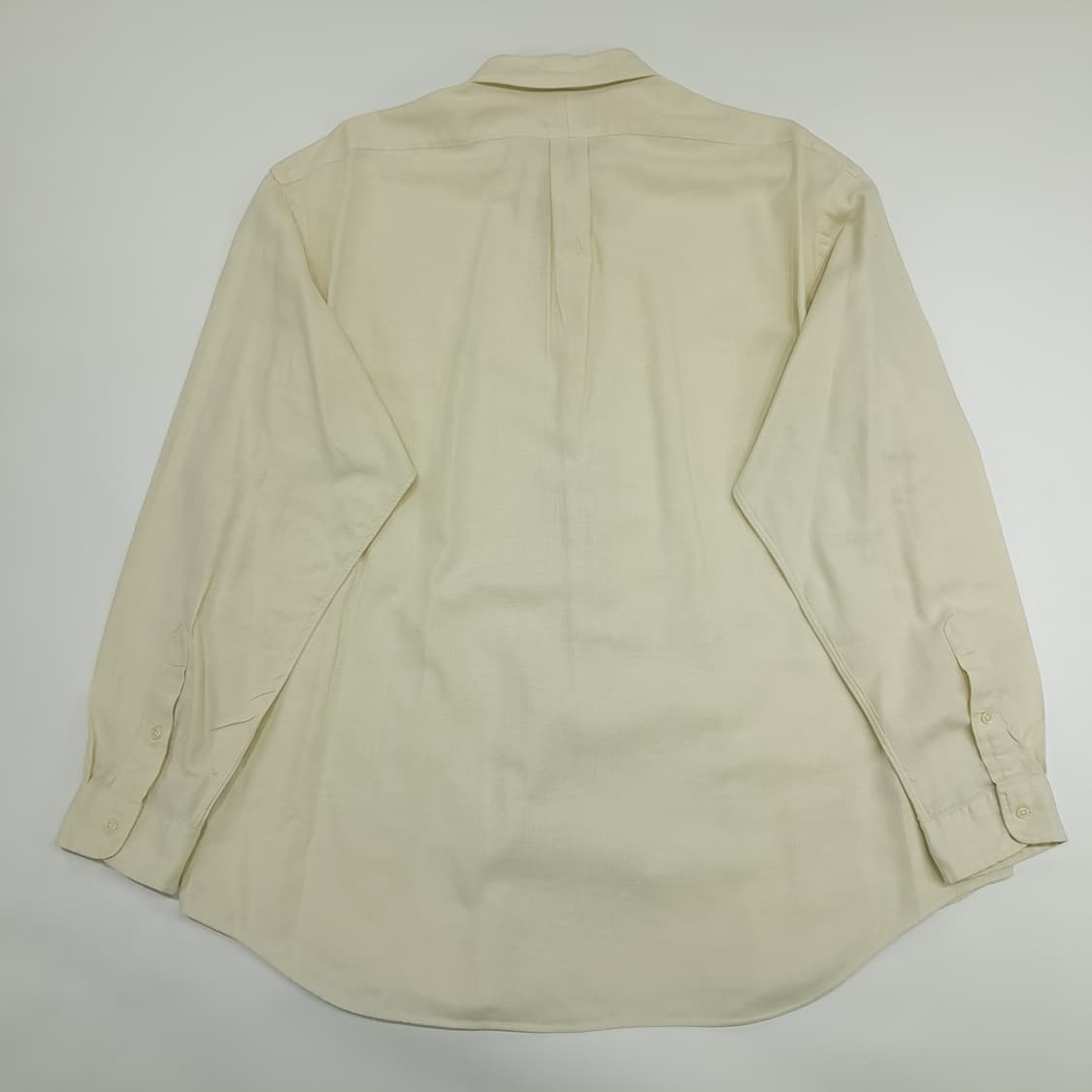 Co986 2XL 폴로 랄프로렌 내추럴 아이보리 코튼린넨 긴팔 셔츠 남방 상품이미지7