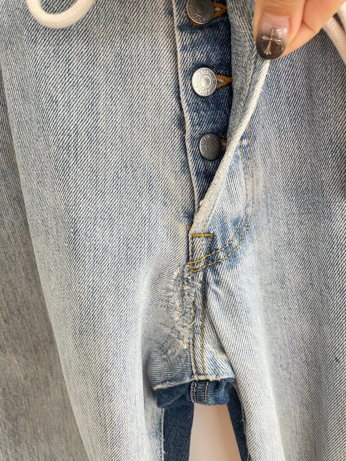 오프화이트x리바이스 데님바지 상품이미지5