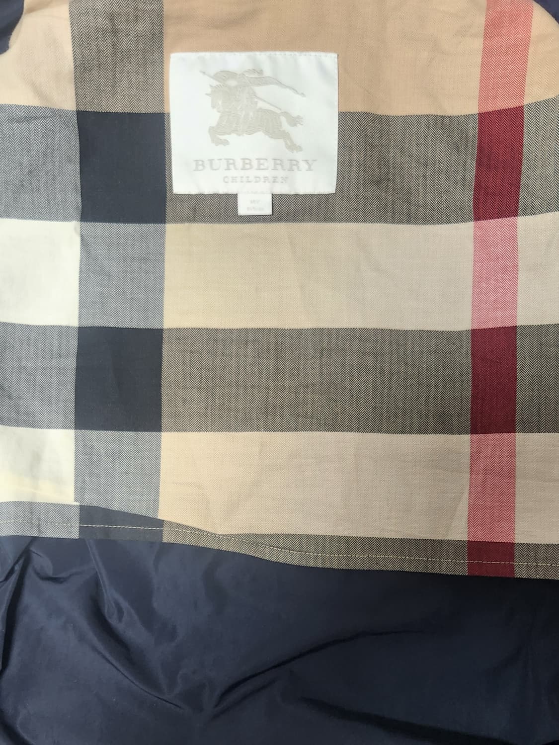 버버리 키즈 바람막이 점퍼 14Y 상품이미지5