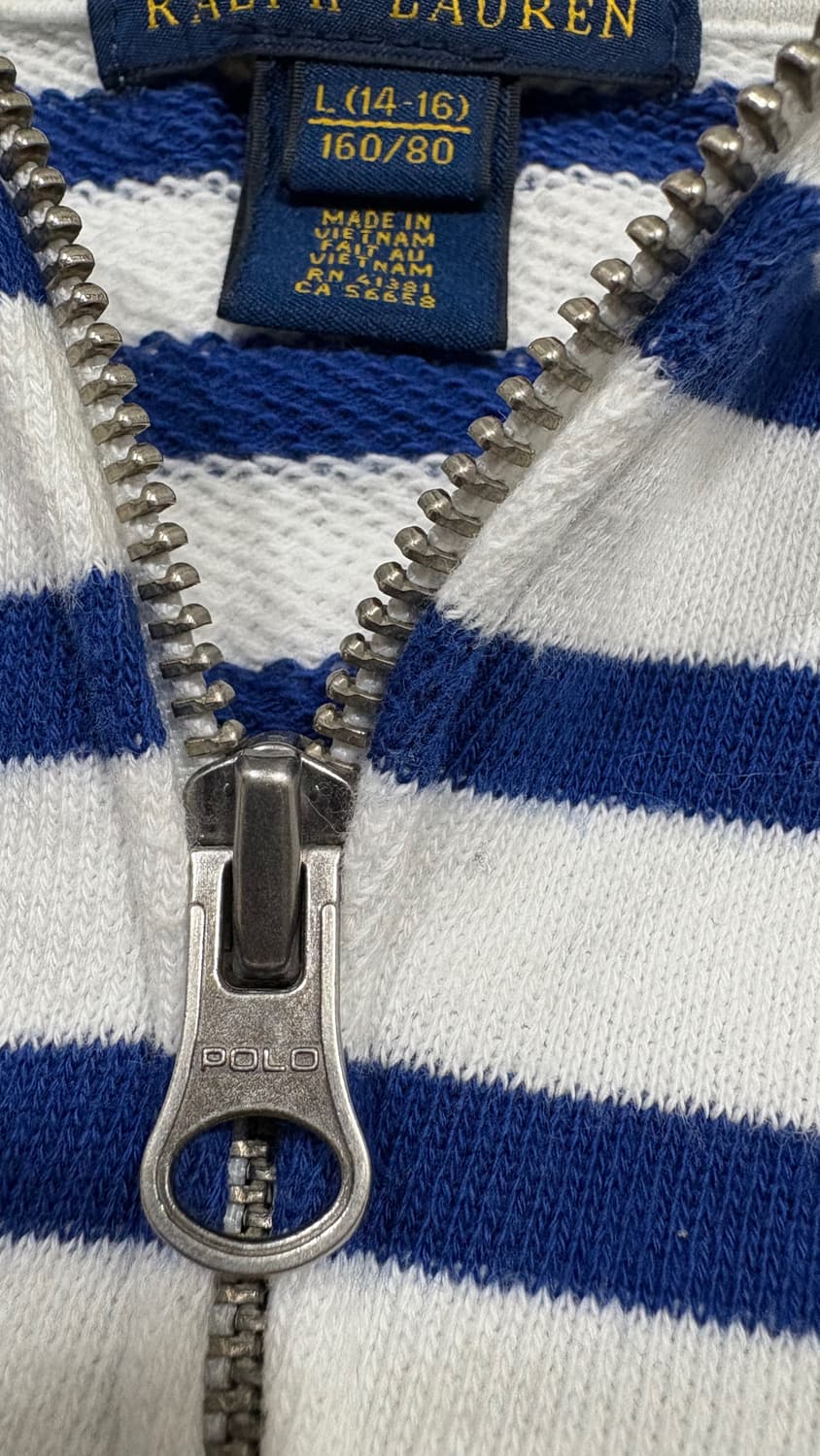 (희귀)폴로 랄프로렌 키즈 마린 스트라이프 후드집업 상품이미지5