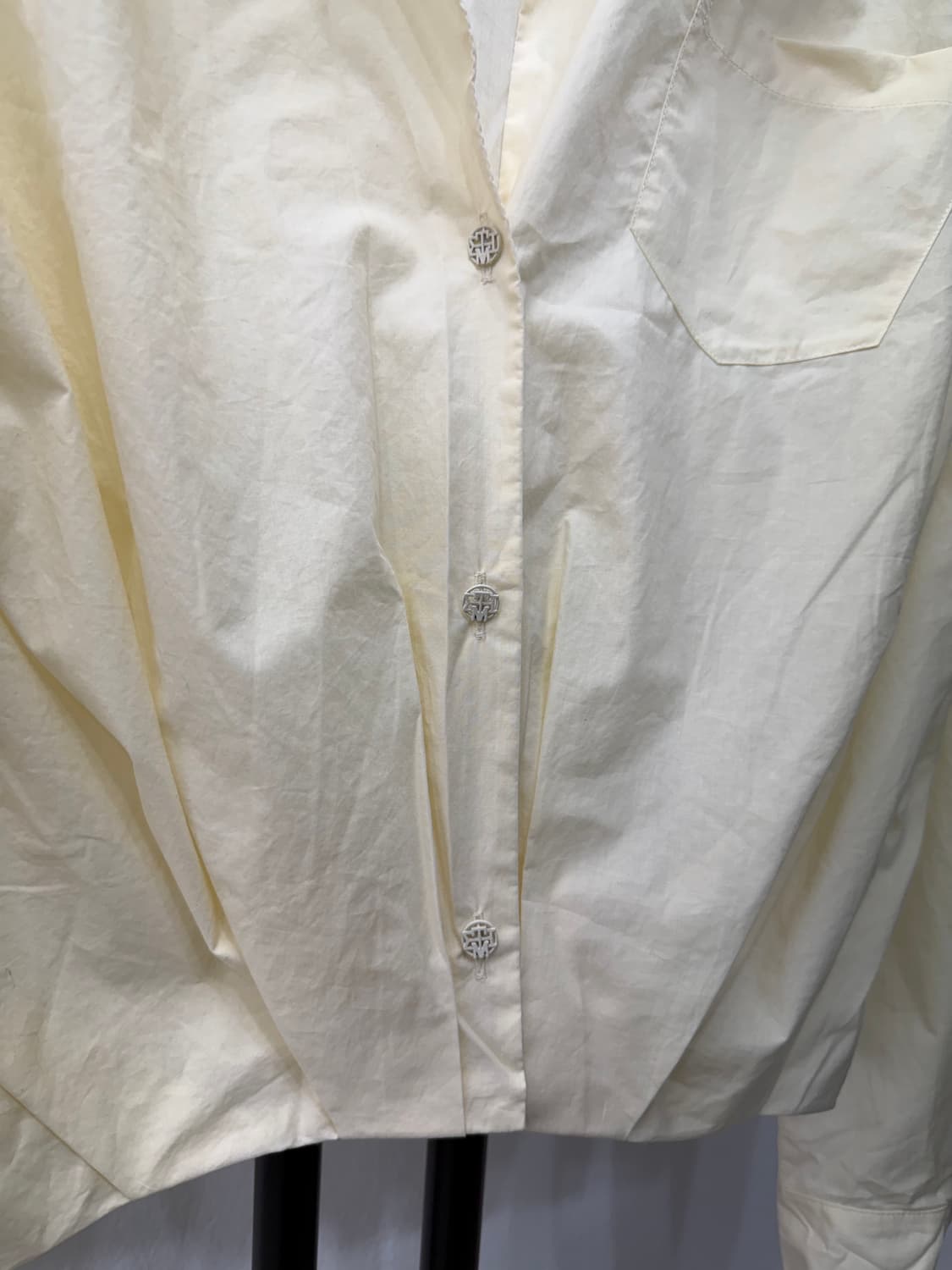 정품) TIME 타임 한섬 23ss 여성 크롭셔츠 82F 상품이미지3