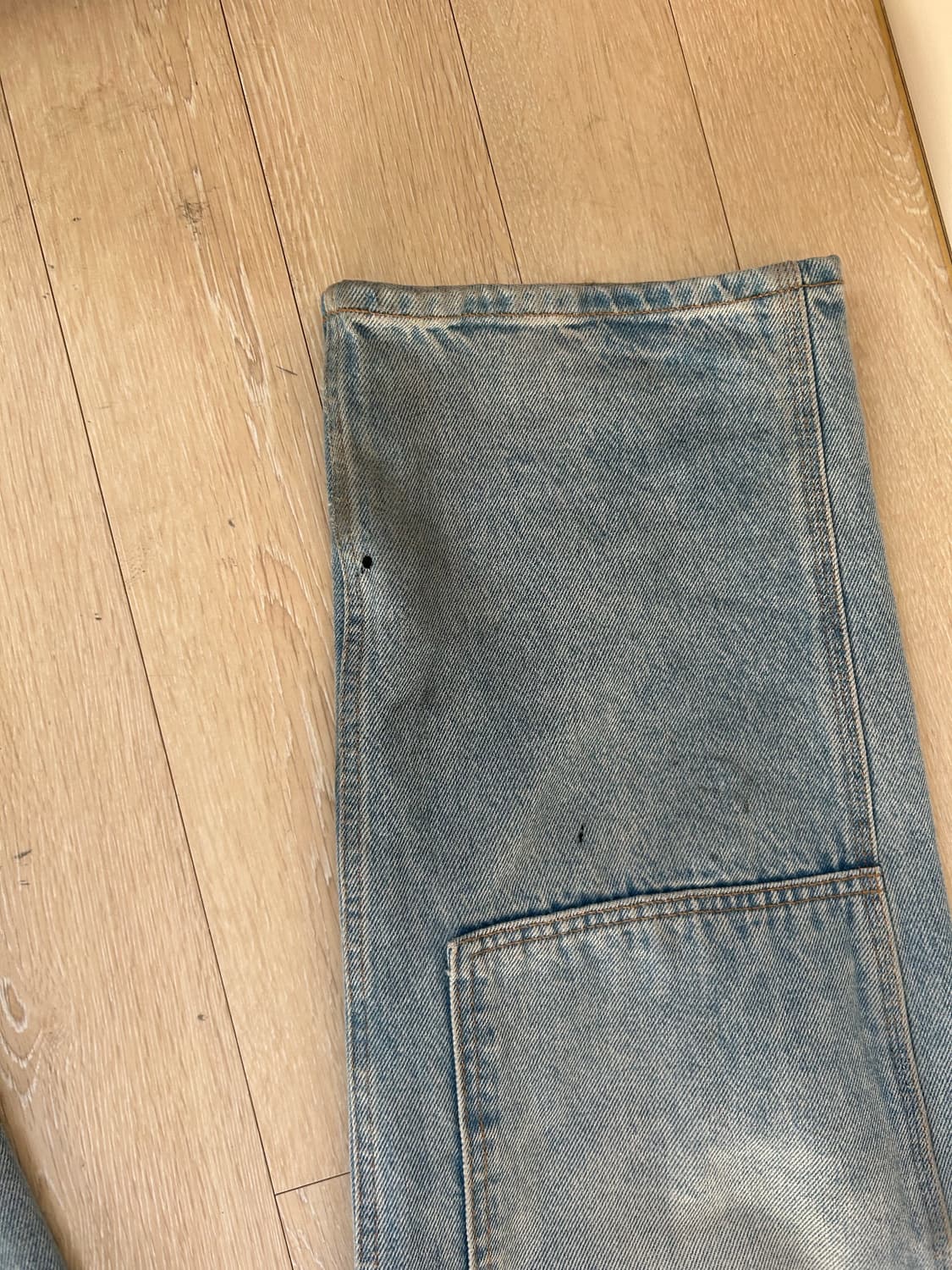 34) 슈프림 더블 니 페인터 팬츠 워시드 블루 - 23SS 상품이미지6